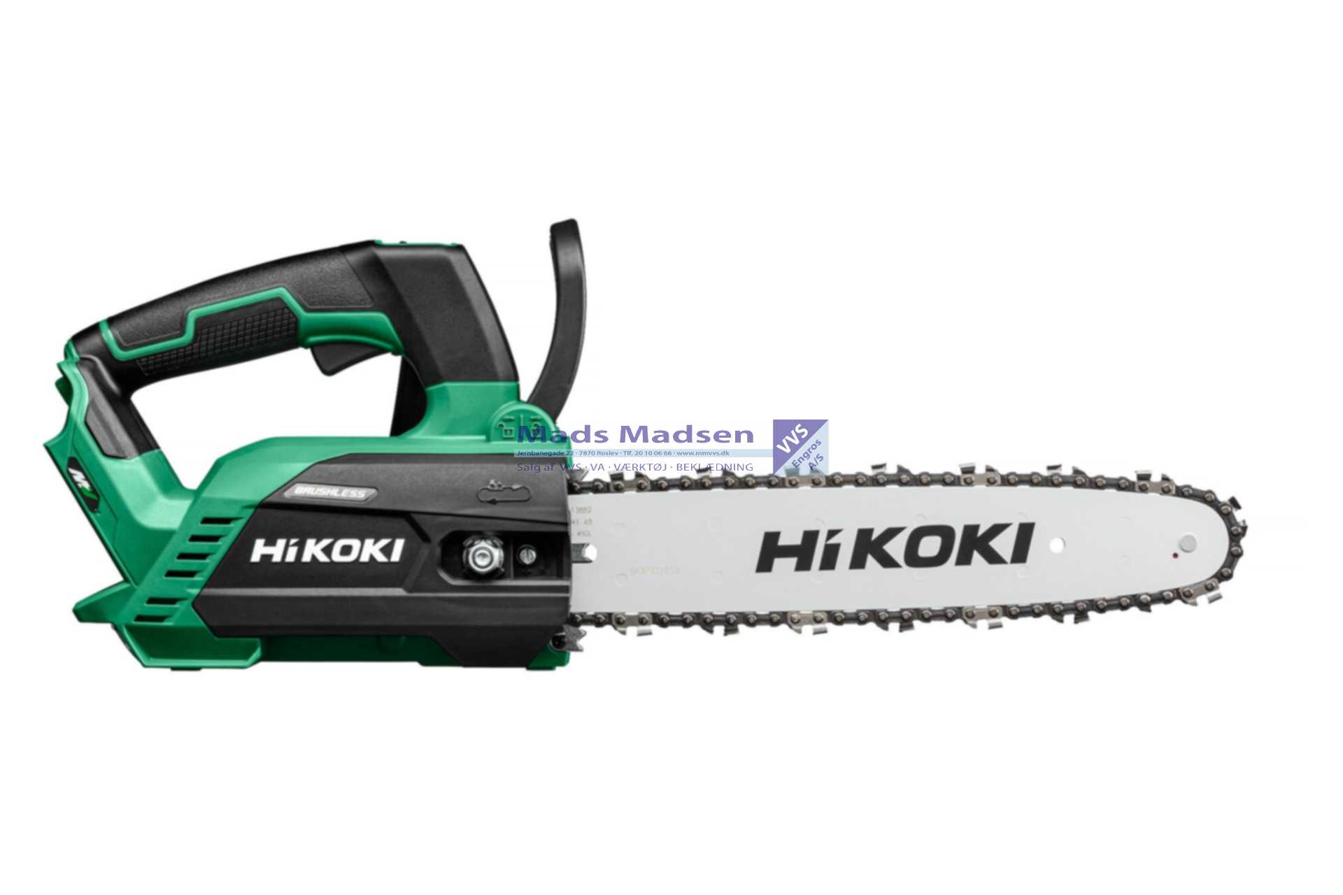 Hitachi / Hikoki Kædesav 30 cm sværd CS3630DC 36V TOOL ONLY *NETTOPRIS*