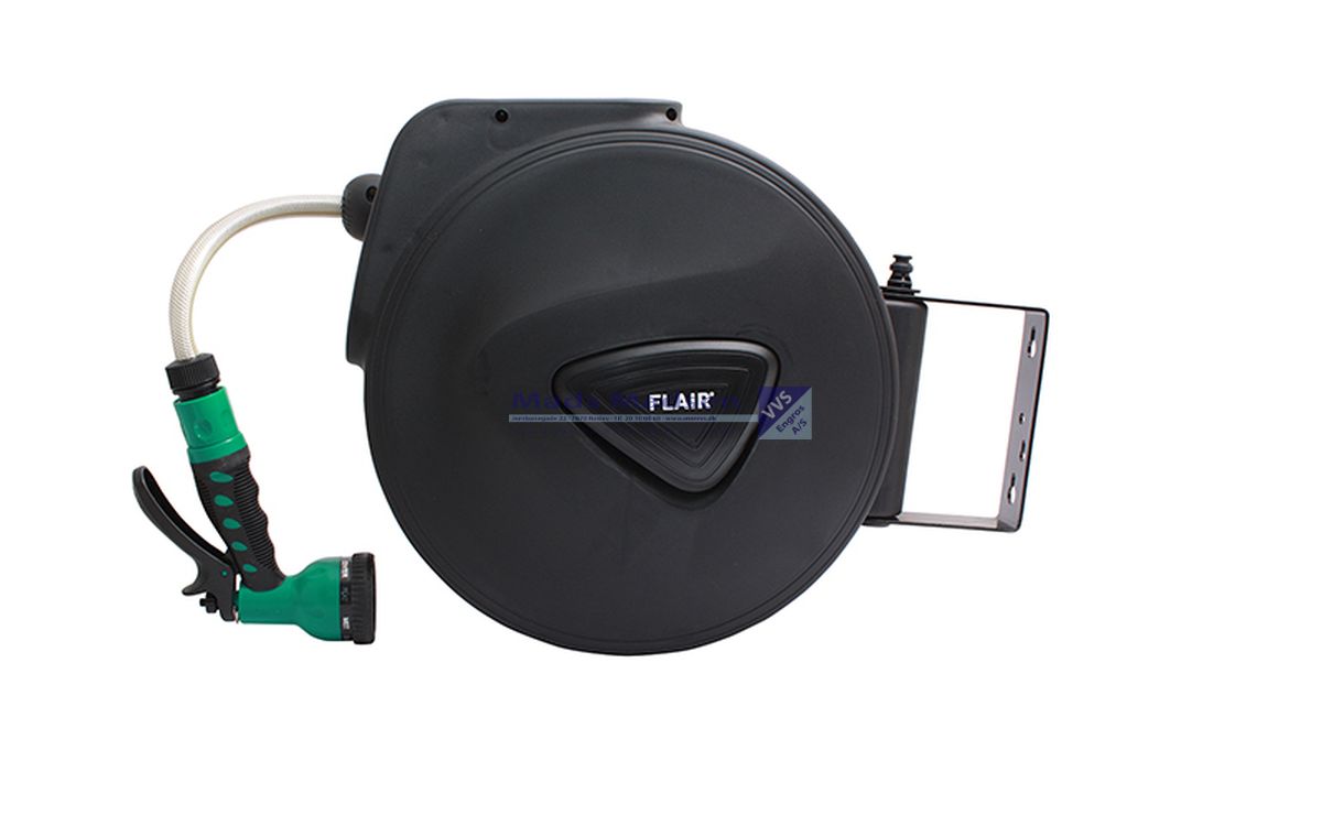 Flair aut.slangeopruller vand 8 bar 1/2" x 20 mtr. med spulepistol 858050 *NETTOPRIS*