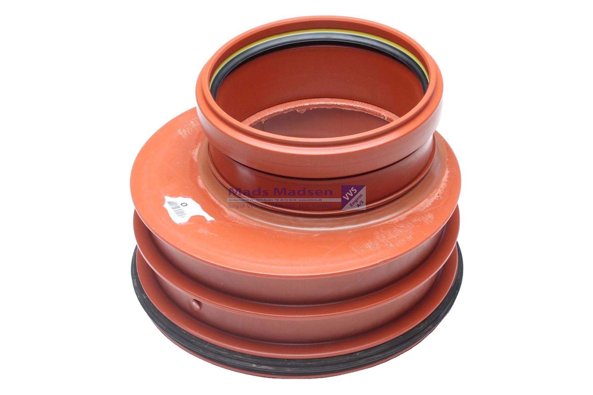 200 x 160mm PP Ultra 2 reduktion (korrugeret/glat)