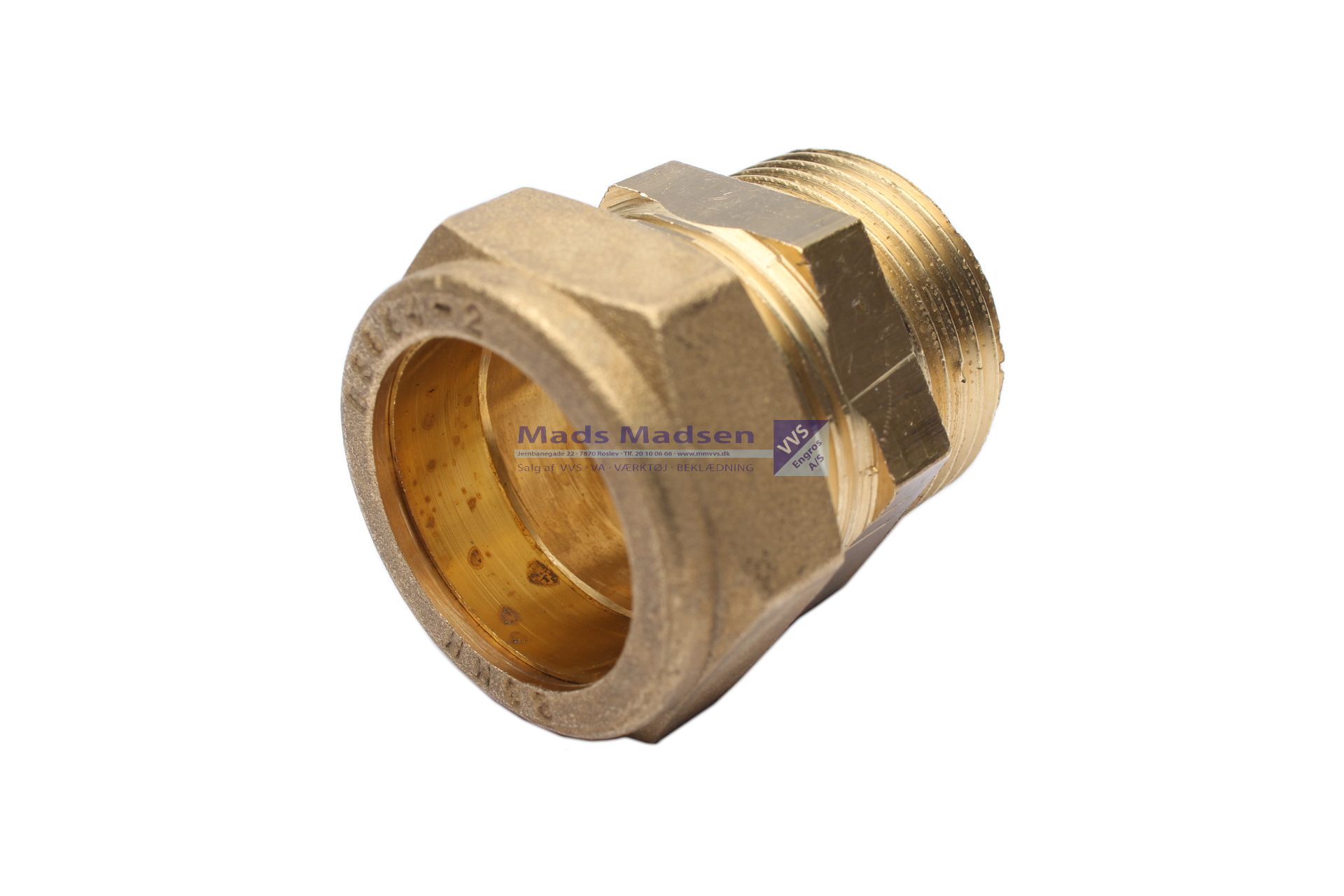 12mm x 1/2" Tiemme kompressions overg. m/nip