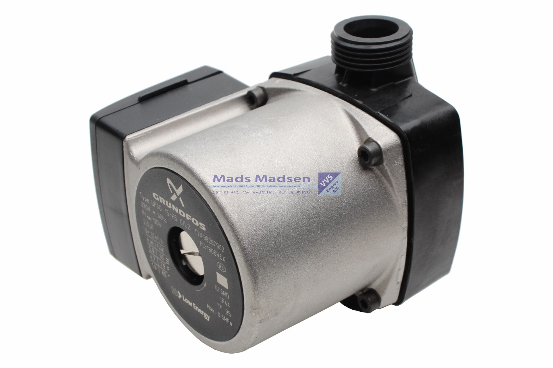 Grundfos UPMO 15-60 rep.pumpe for Vexve
