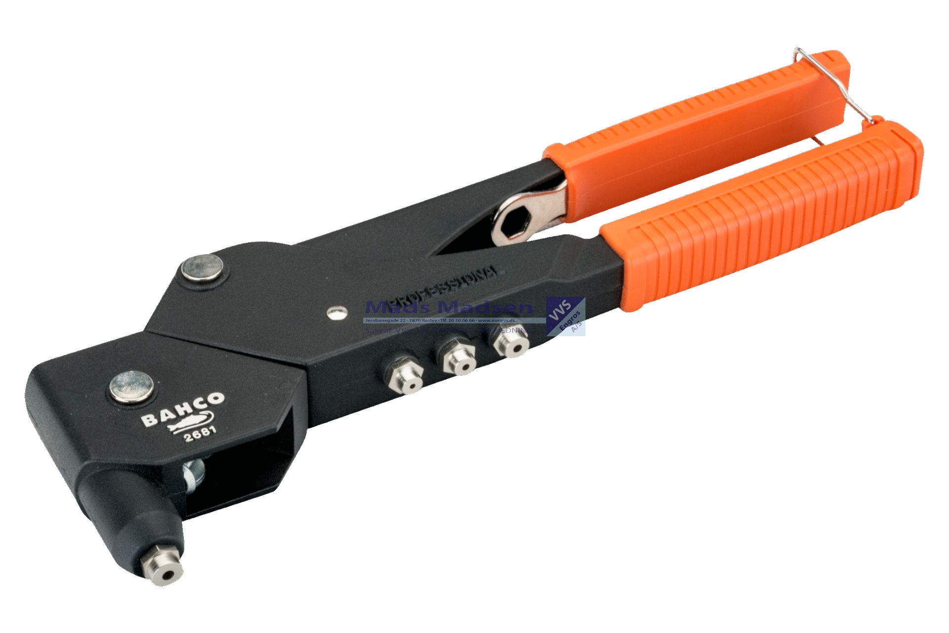 Popnittetang Bahco 2681 Drejbart hoved *NETTOPRIS*
