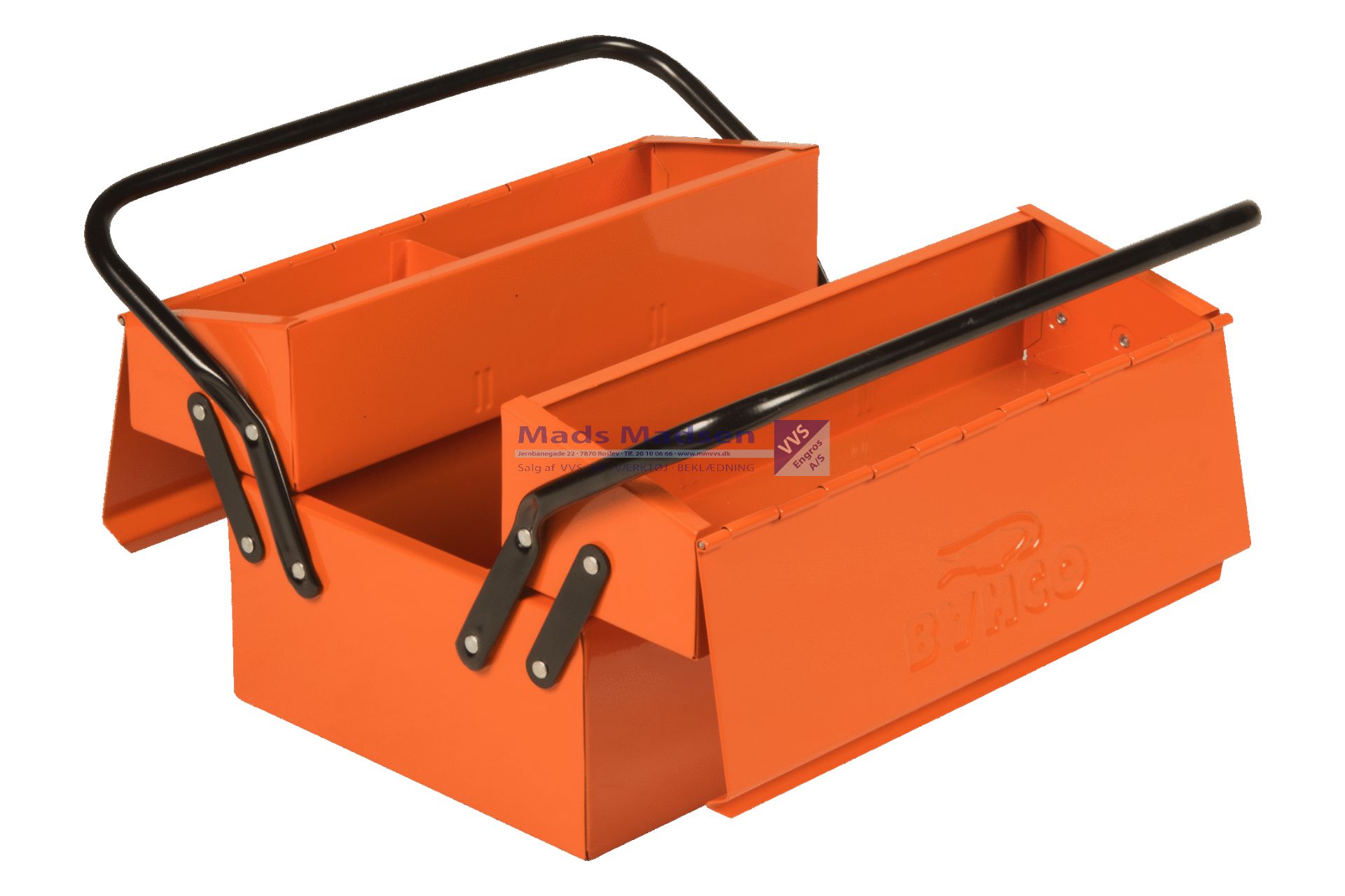 Værktøjskasse stål 3 rum Bahco 960100020 400 x 210 x 190mm *NETTOPRIS* (S)