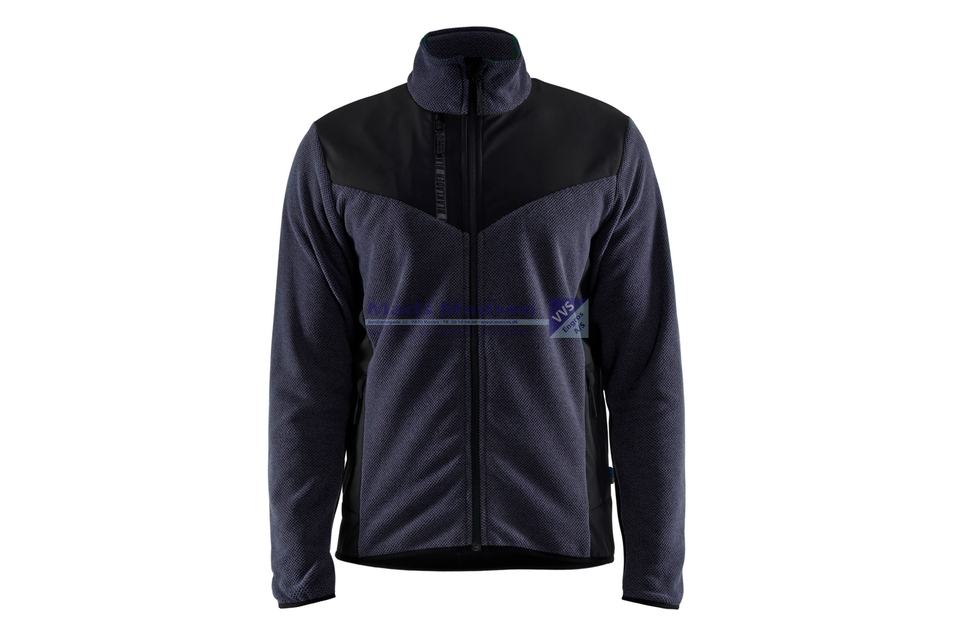 Blåkläder Strikket jakke softshell 5942-2536-8699 M marineblå/sort str. XL