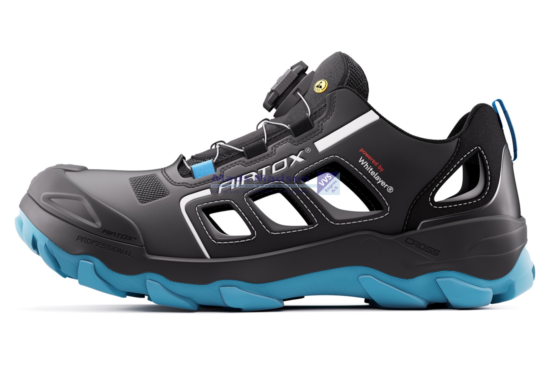 Airtox sikkerhedssandal GL22 Pro wirelukning str. 43