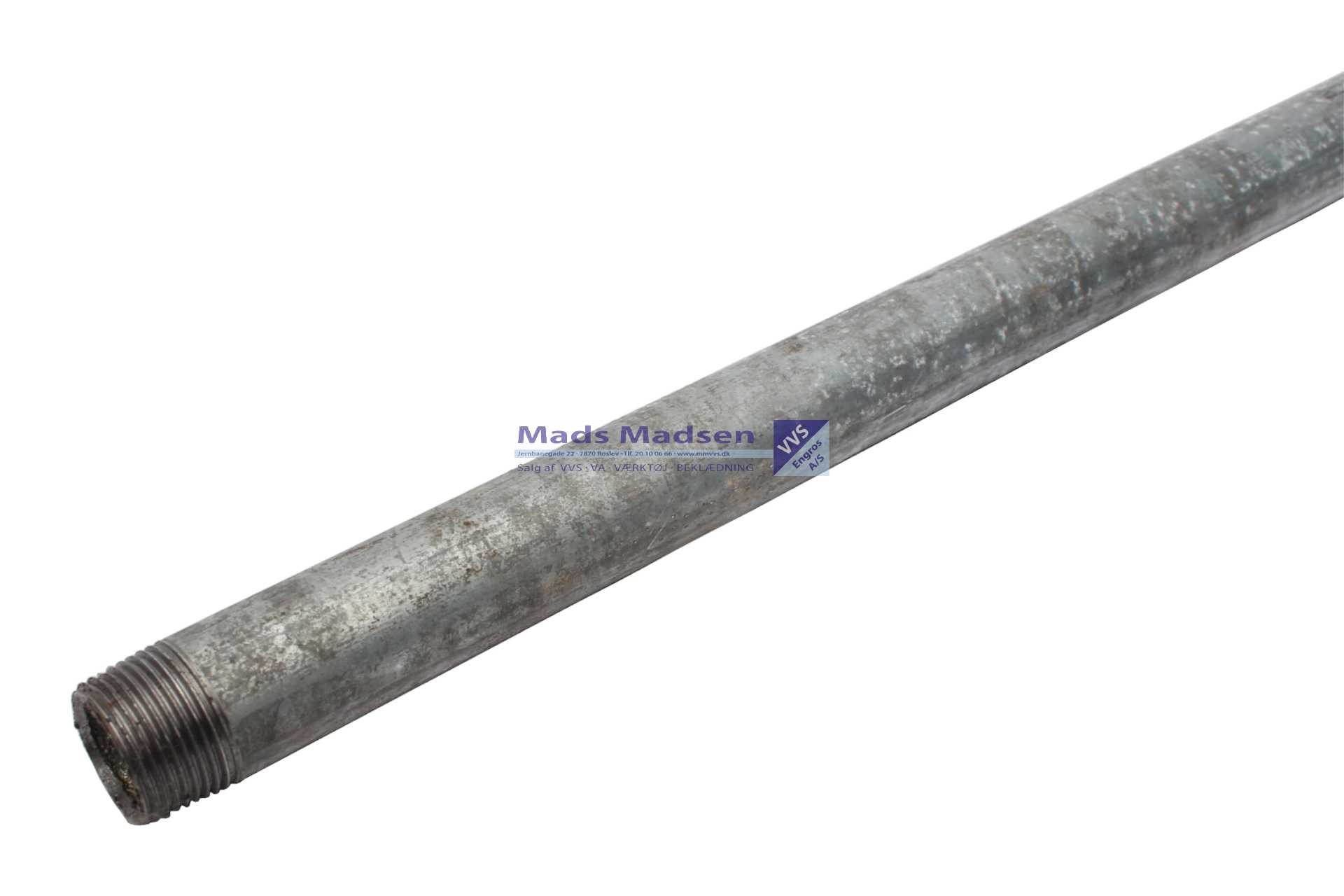 3/4" x 500mm galv. nippelrør