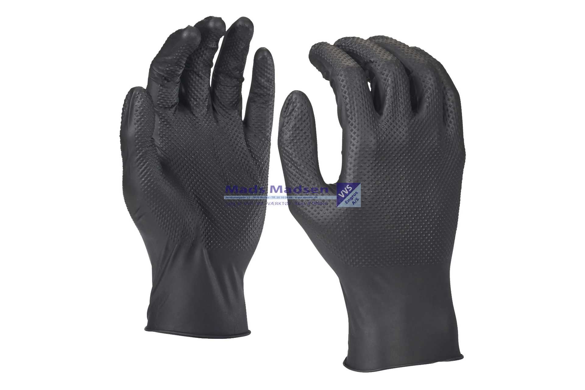 Engangshandsker Nitril sort Millwaukee 4932493236 á 50 par. str. 10 / XL *NETTOPRIS*
