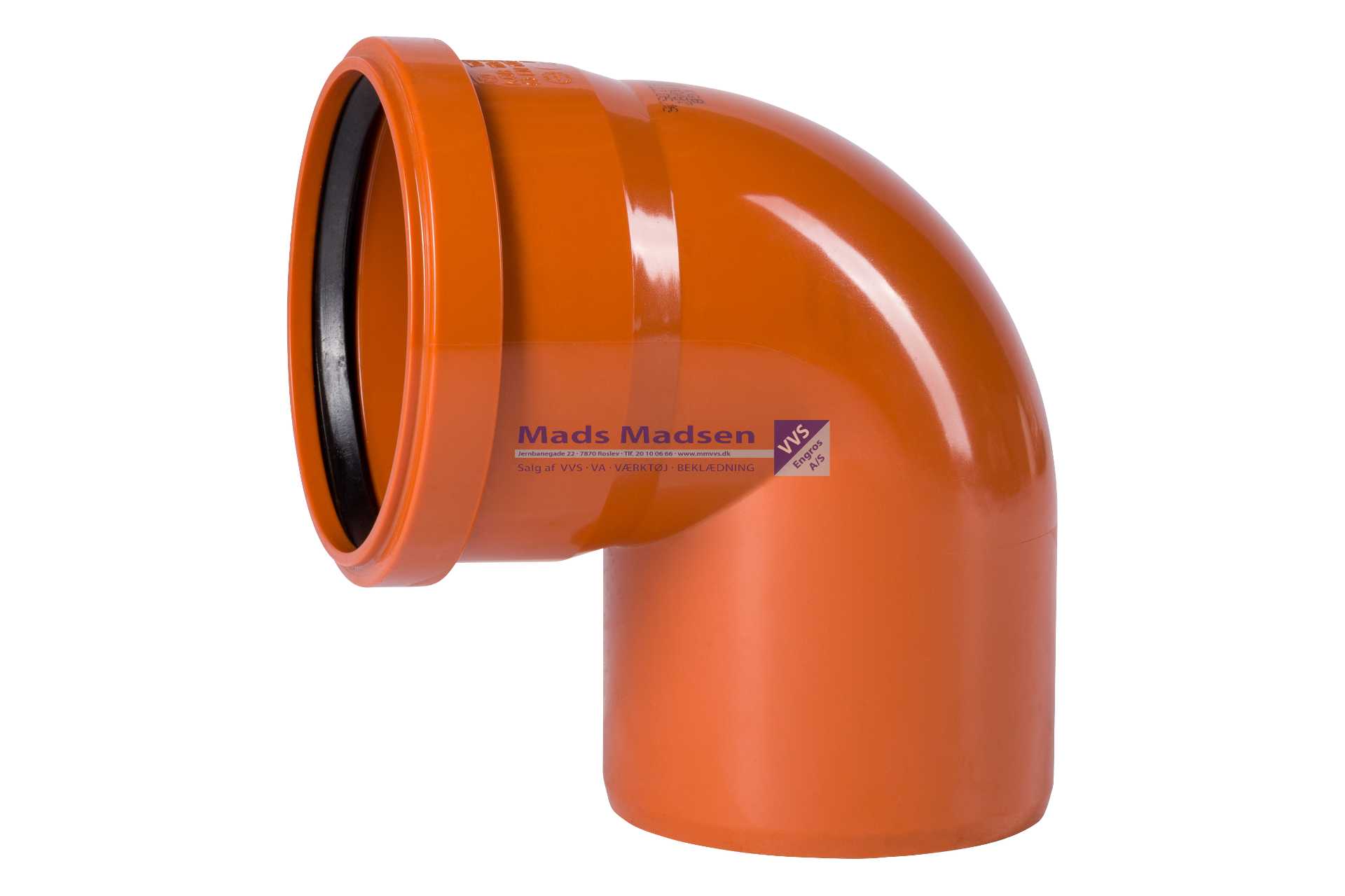 110 x 87gr Ostendorf PVC kloakbøjning 20 stk/krt