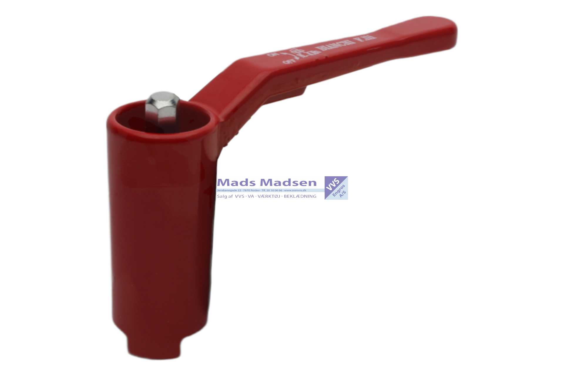 Bianchi Håndtag m/høj hals 1 1/2" x 2" RØD