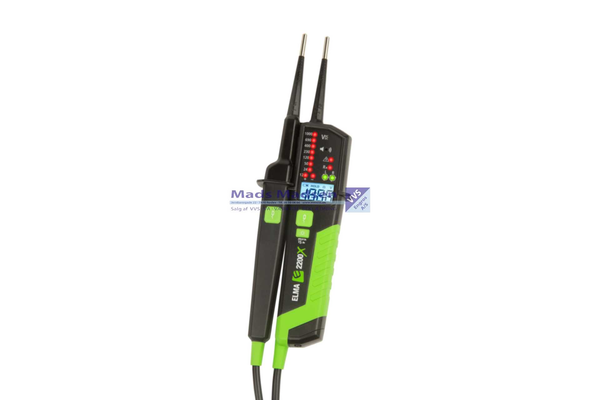 Elma Spændings/gennemg.tester 2200X ELnr.6398167400 *NETTOPRIS*