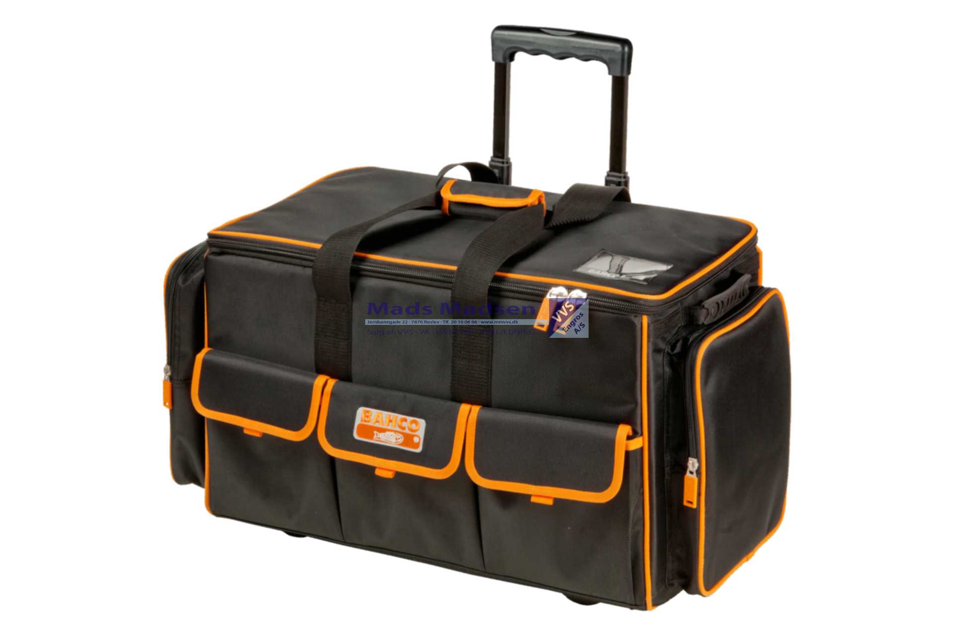 Værktøjstaske/Trolley Bahco i stof 73 L. 400 X 660 X 300mm 4750FB2W-24A  *NETTOPRIS*
