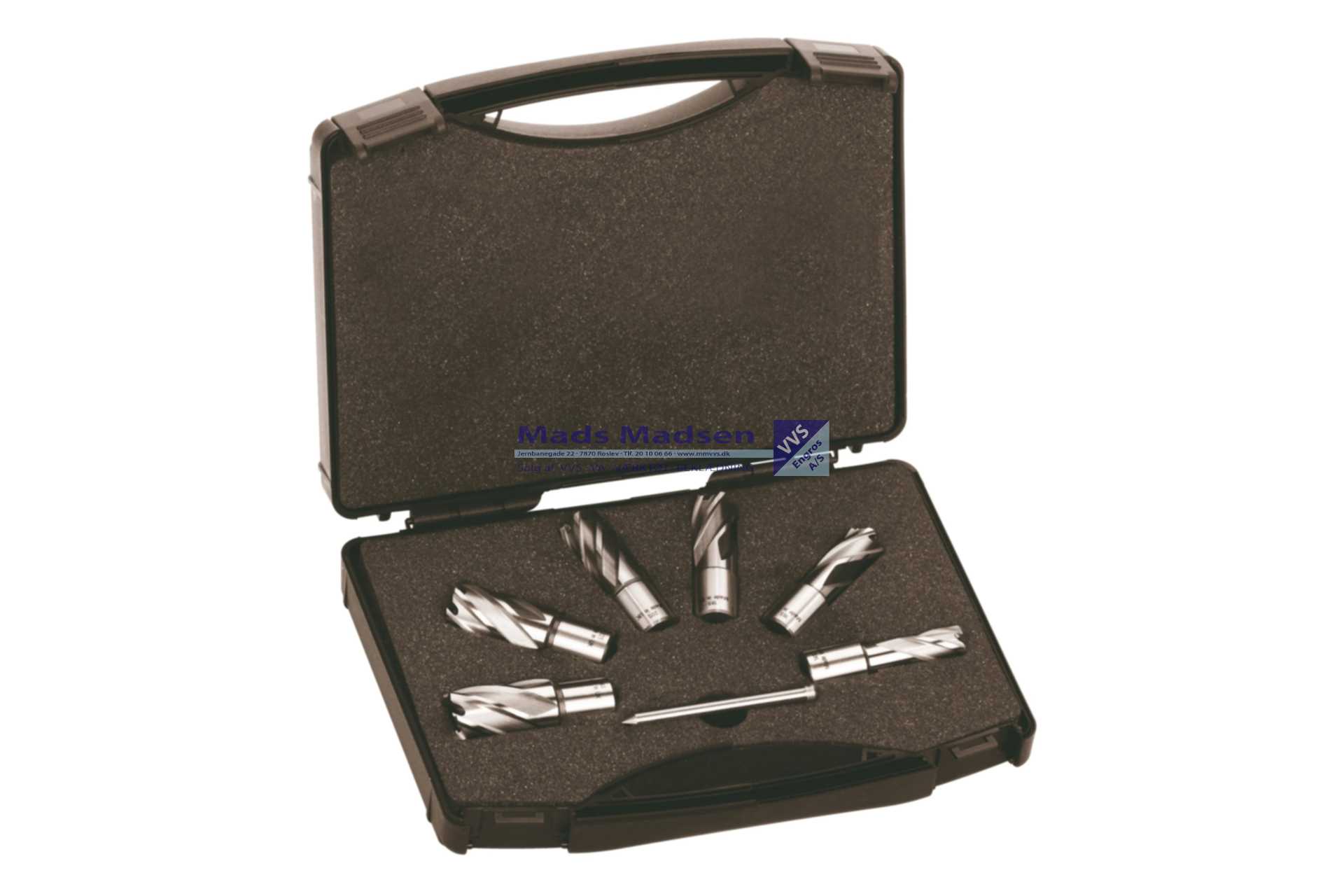 Milwaukee HSS Kerneborsæt 6 dele Ø14/16/18/20/22/24X30mm Weldon fæste 19mm 4932372533 *NETTOPRIS*