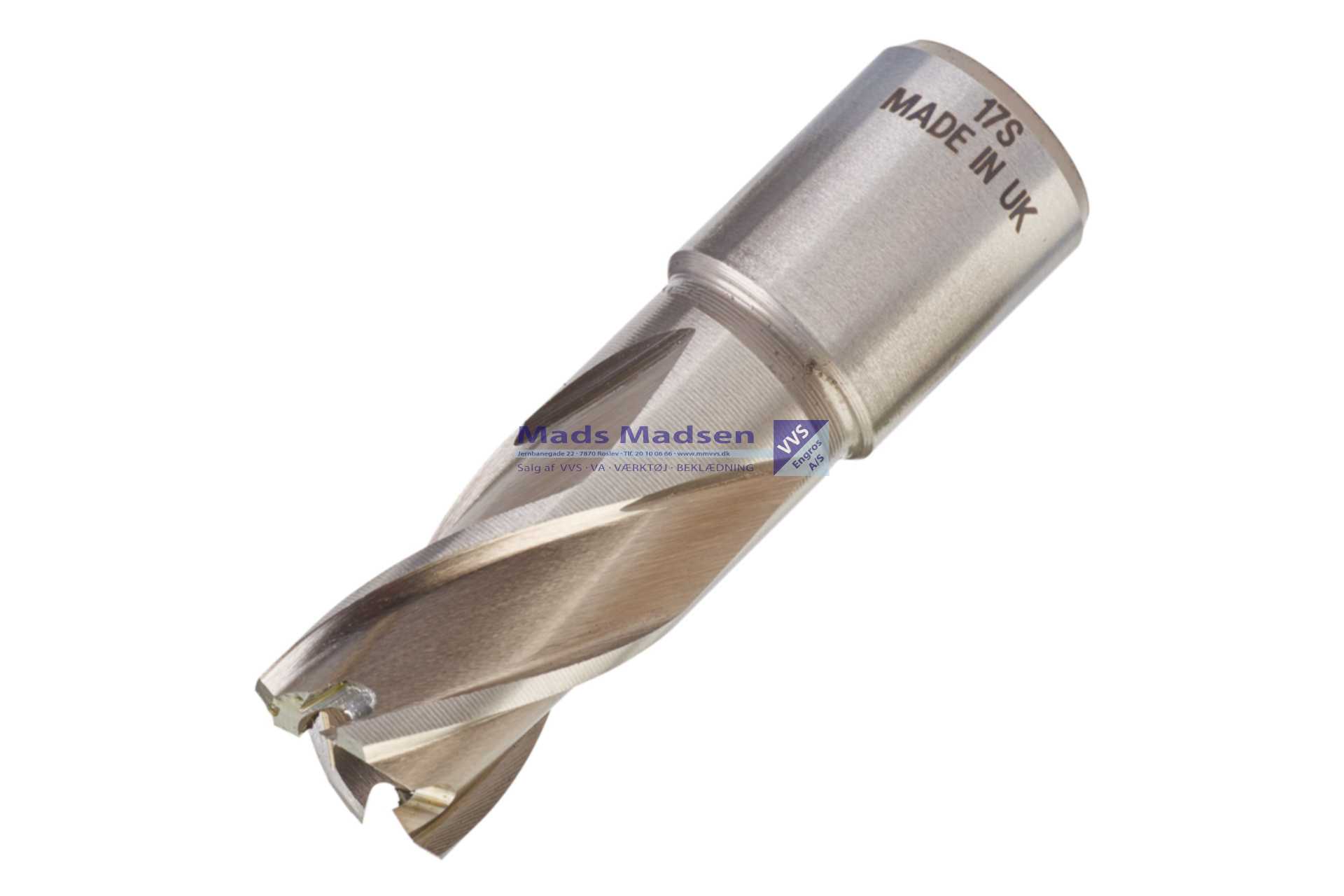 Milwaukee HSS Kernebor 17X30mm Weldon fæste 19mm 4932343273 *NETTOPRIS*