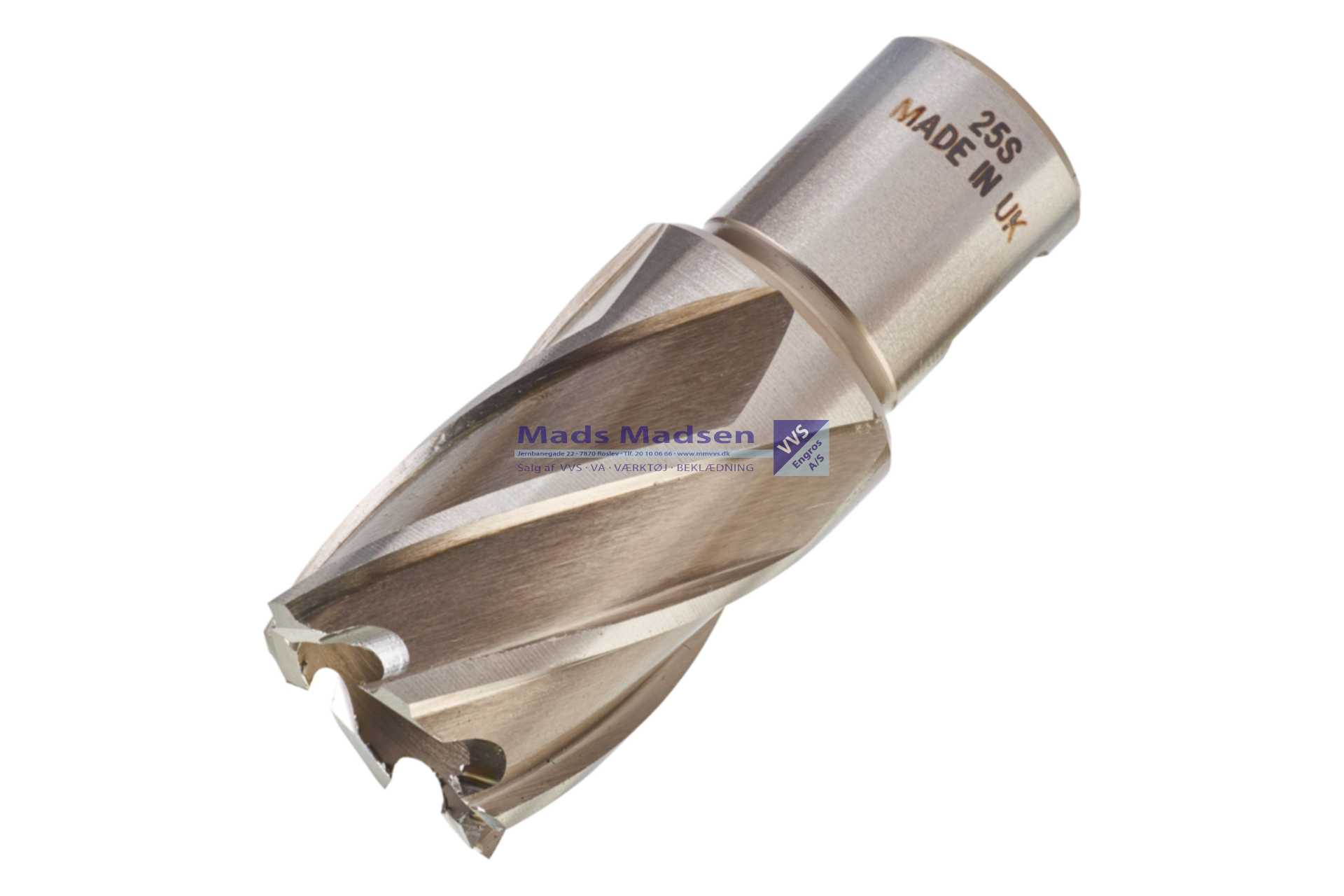 Milwaukee HSS Kernebor 25X30mm Weldon fæste 19mm 4932343281 *NETTOPRIS*