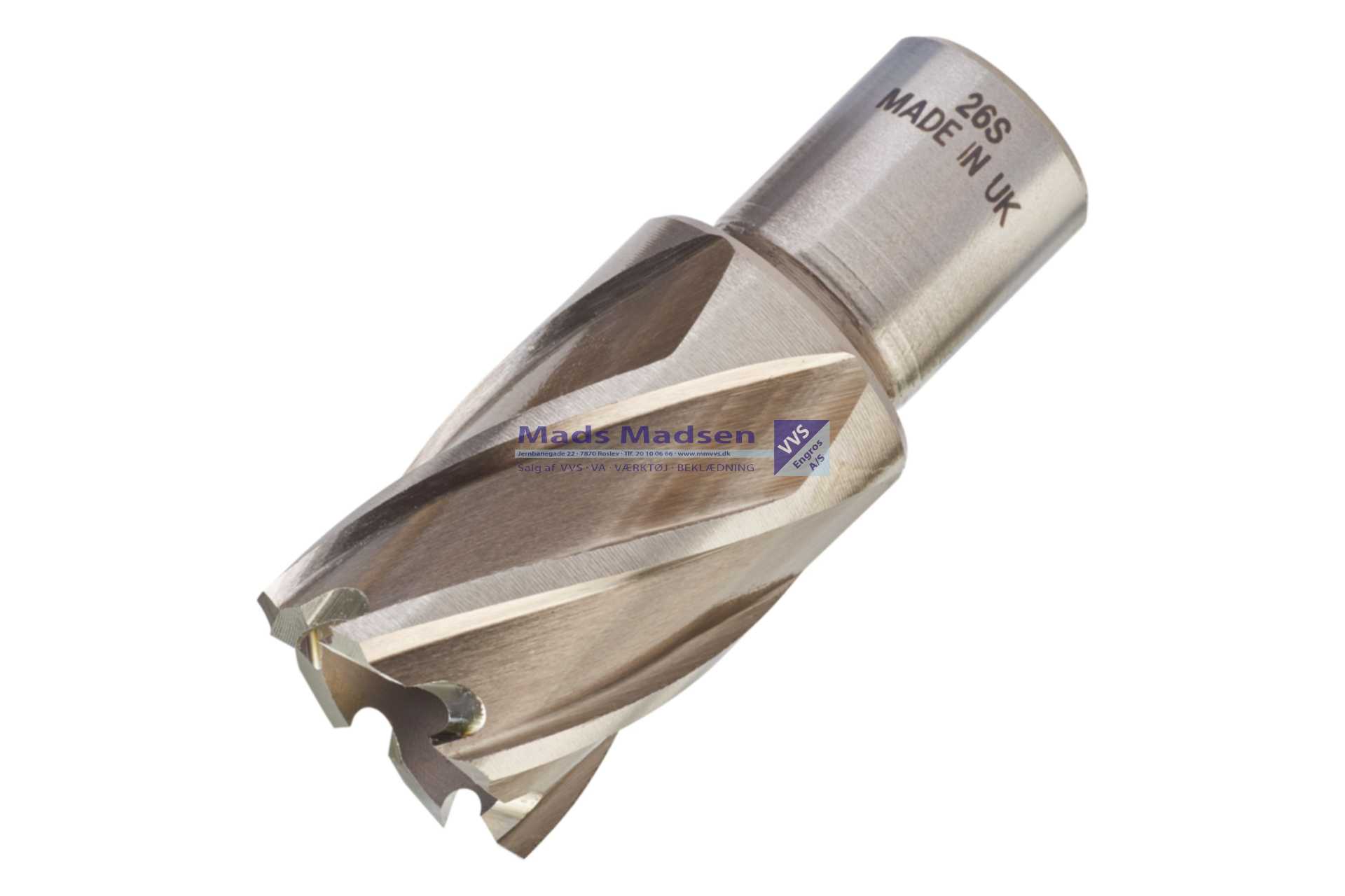 Milwaukee HSS Kernebor 26X30mm Weldon fæste 19mm 4932343282 *NETTOPRIS*