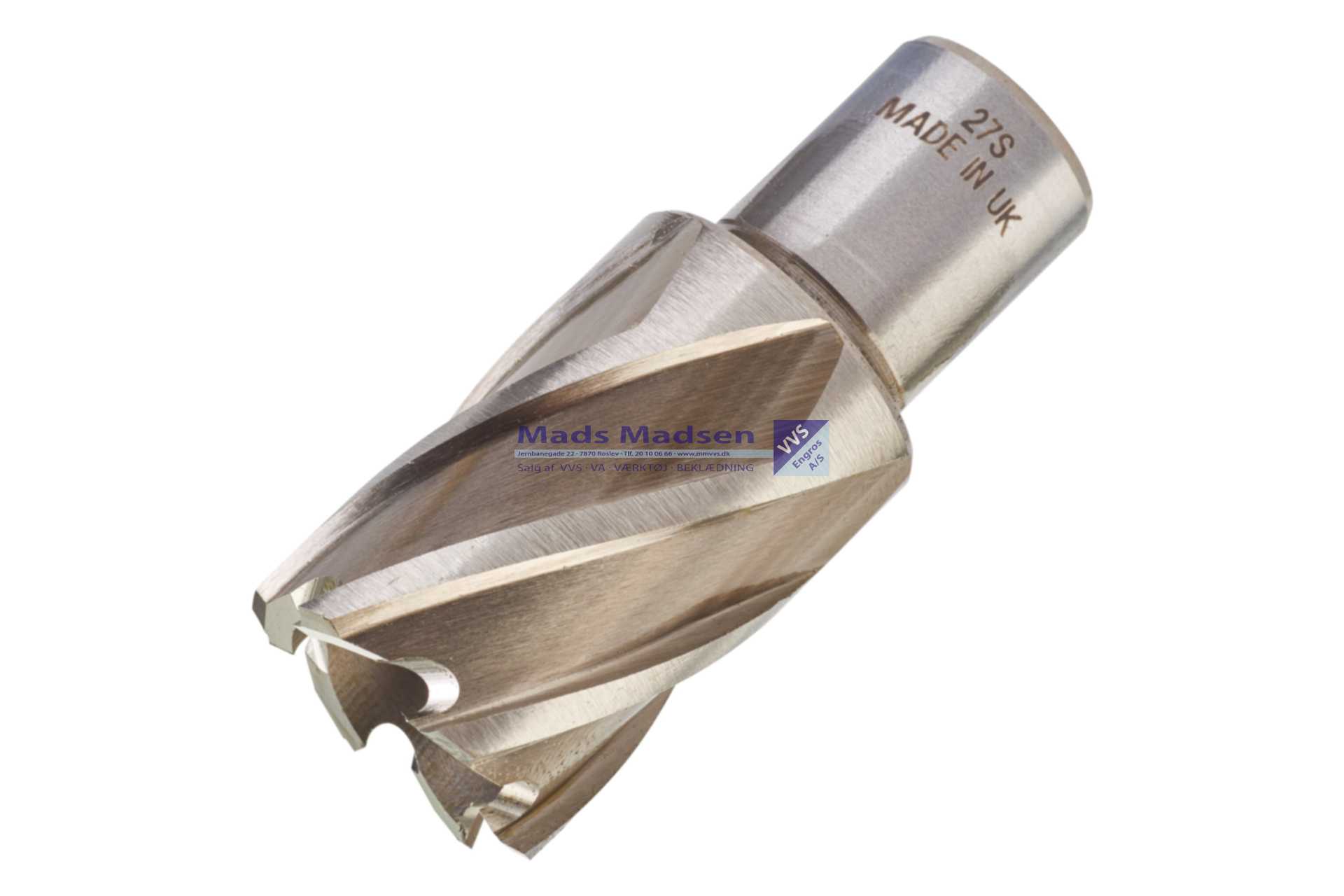Milwaukee HSS Kernebor 27X30mm Weldon fæste 19mm 4932343283 *NETTOPRIS*