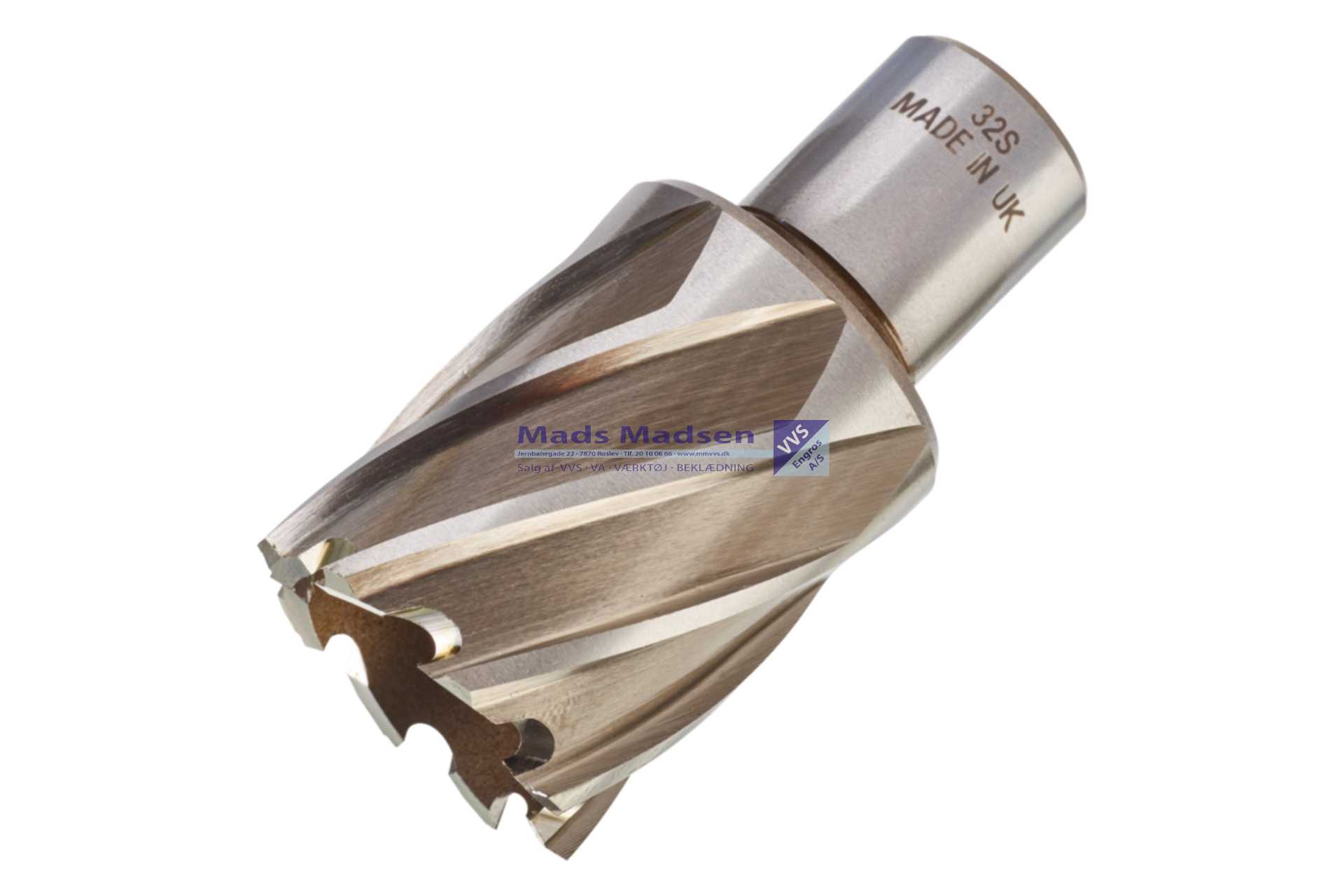 Milwaukee HSS Kernebor 32X30mm Weldon fæste 19mm 4932343288 *NETTOPRIS*