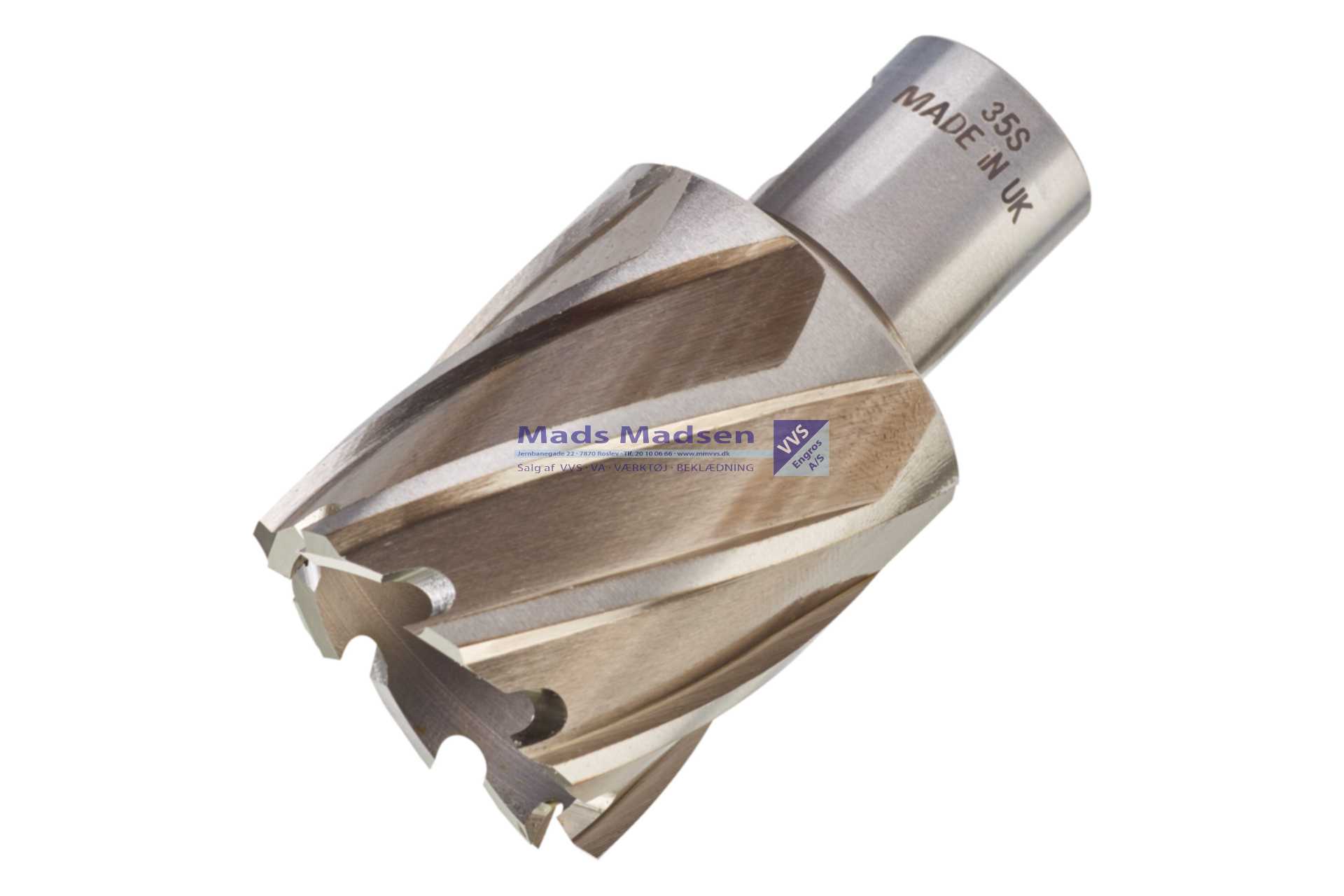 Milwaukee HSS Kernebor 35X30mm Weldon fæste 19mm 4932371744 *NETTOPRIS*