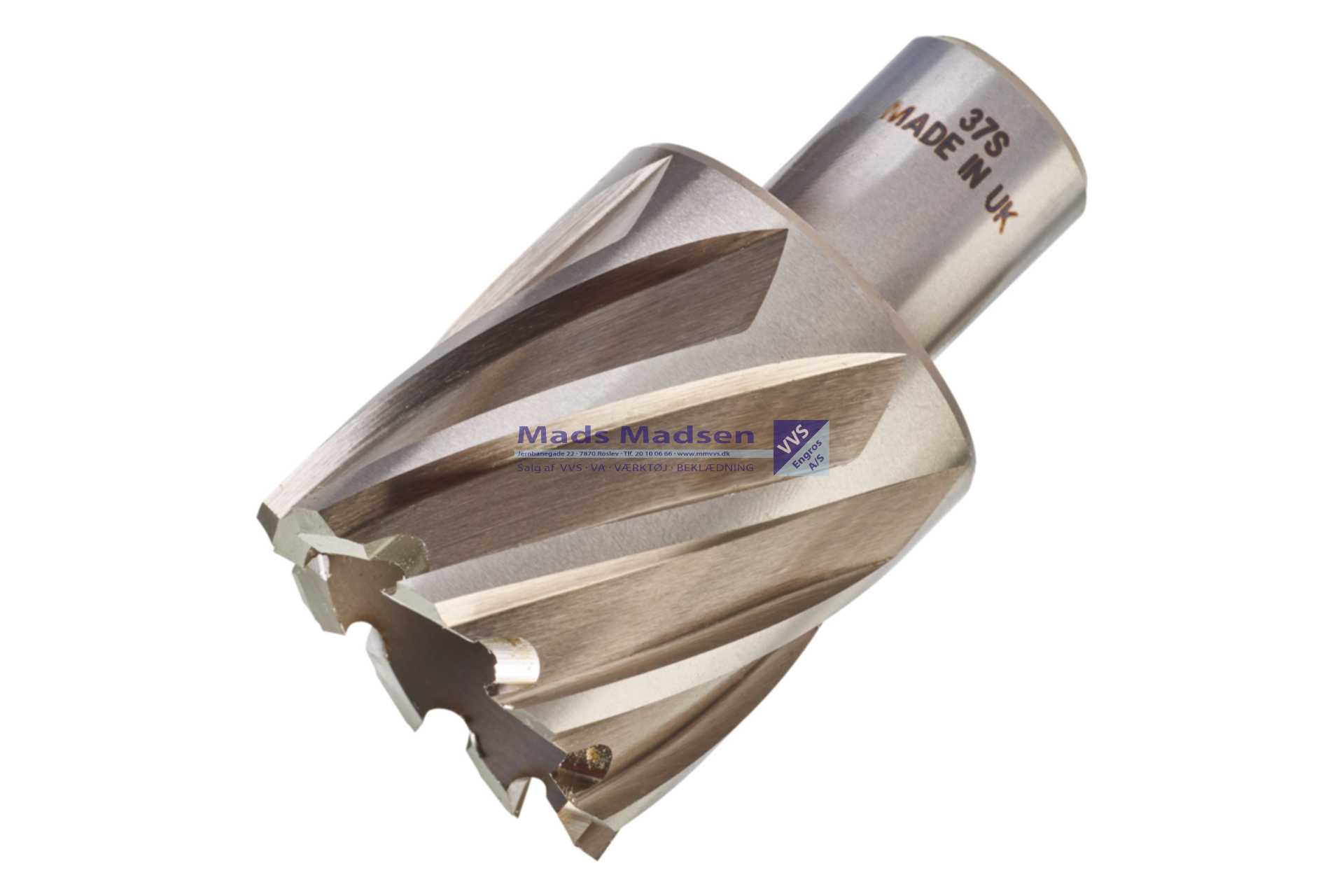 Milwaukee HSS Kernebor 37X30mm Weldon fæste 19mm 4932371746 *NETTOPRIS*