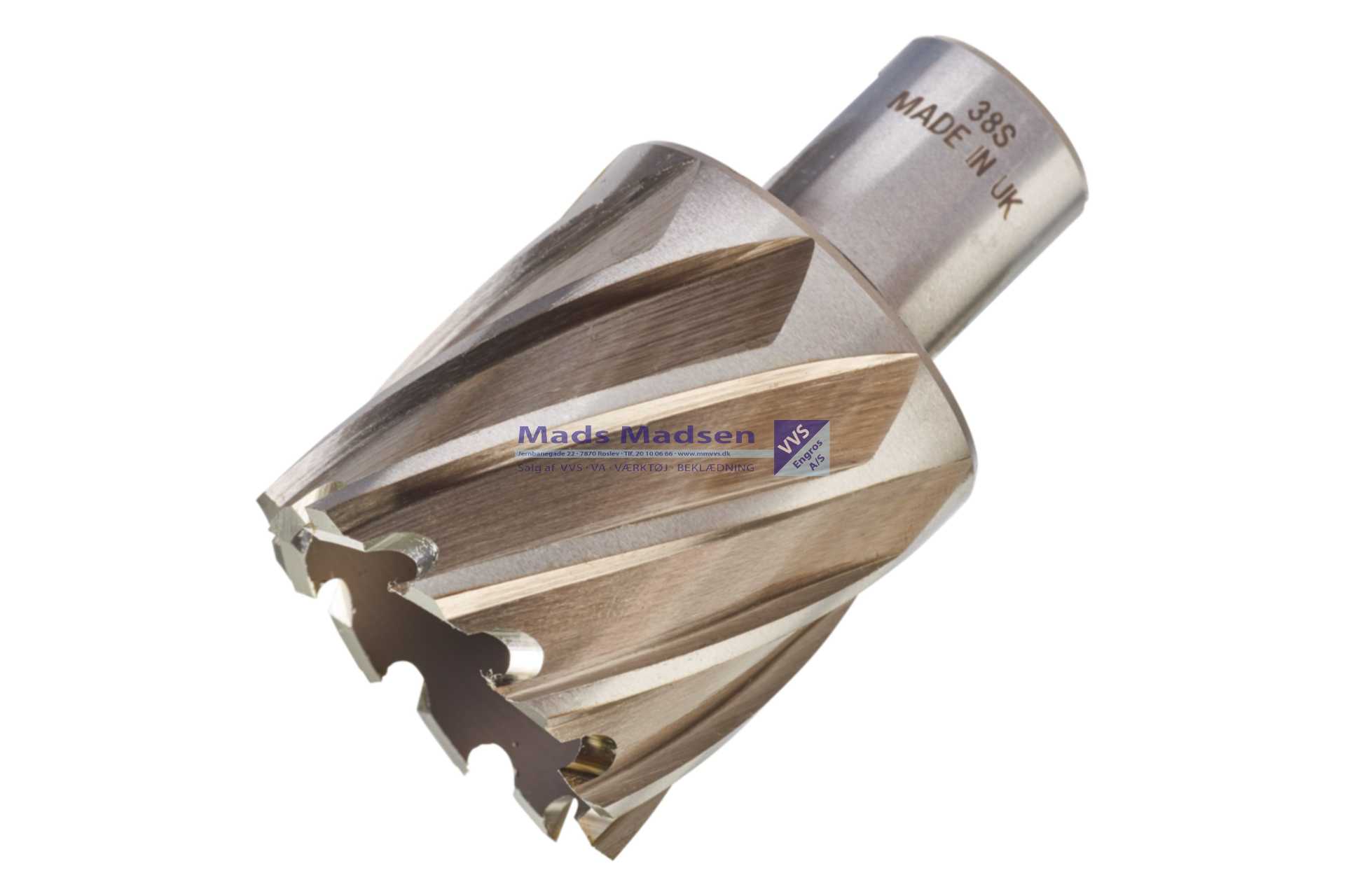 Milwaukee HSS Kernebor 38X30mm Weldon fæste 19mm 4932371747 *NETTOPRIS*