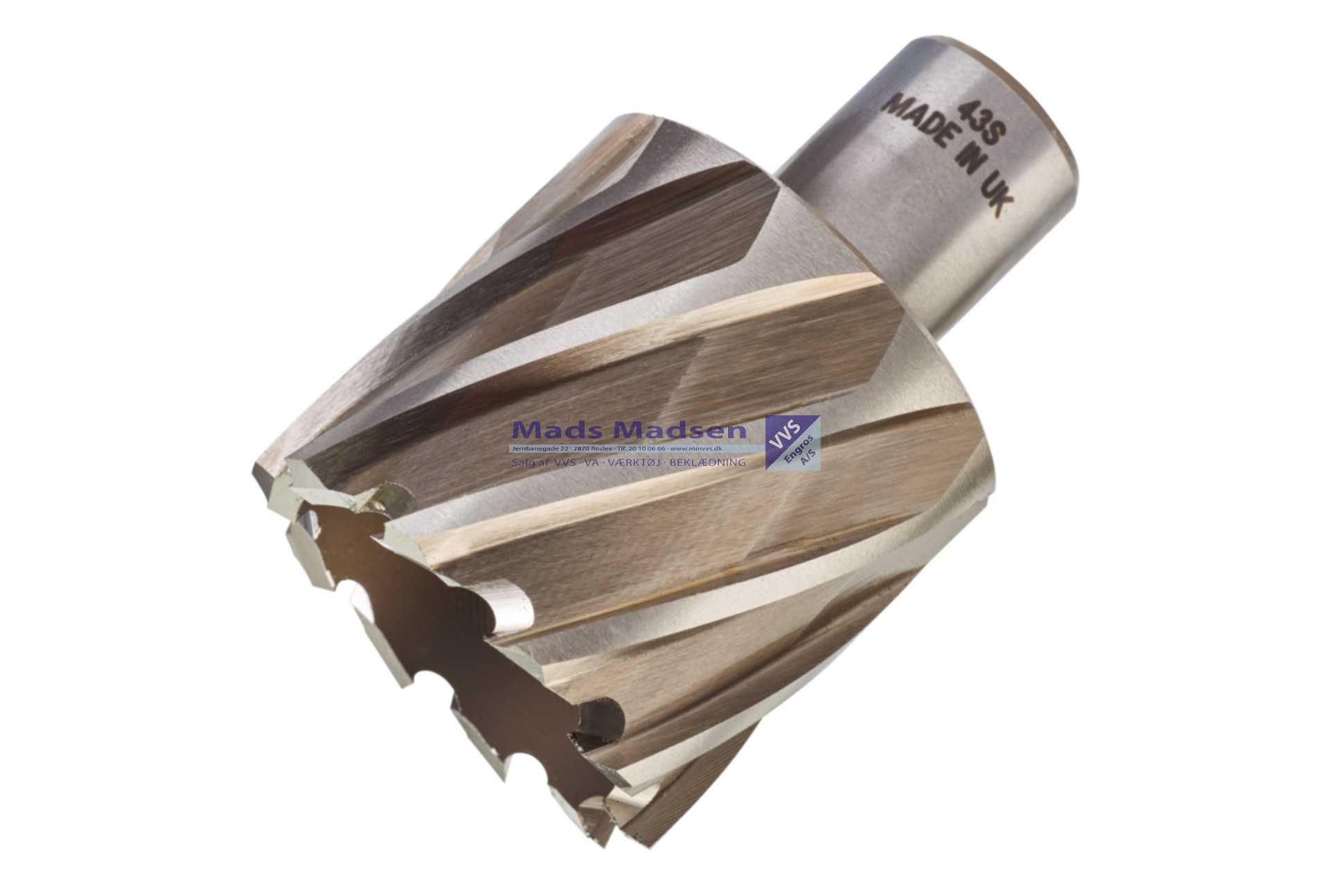 Milwaukee HSS Kernebor 43X30mm Weldon fæste 19mm 4932371752 *NETTOPRIS*