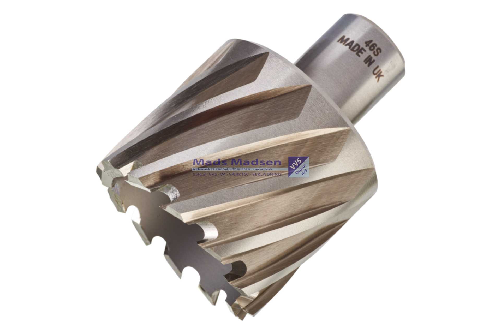 Milwaukee HSS Kernebor 46X30mm Weldon fæste 19mm 4932371755 *NETTOPRIS*