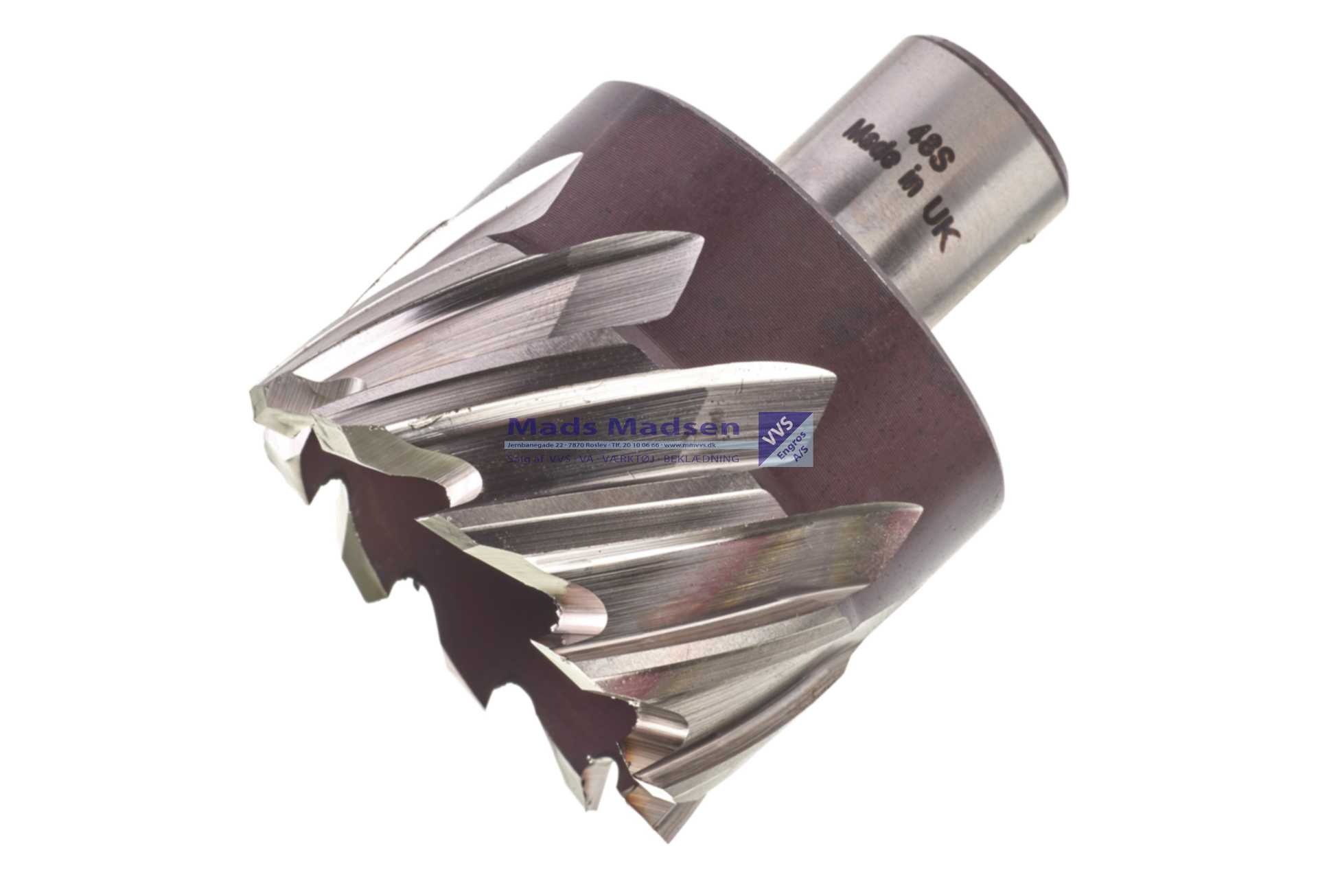 Milwaukee HSS Kernebor 48X30mm Weldon fæste 19mm 4932371757 *NETTOPRIS*