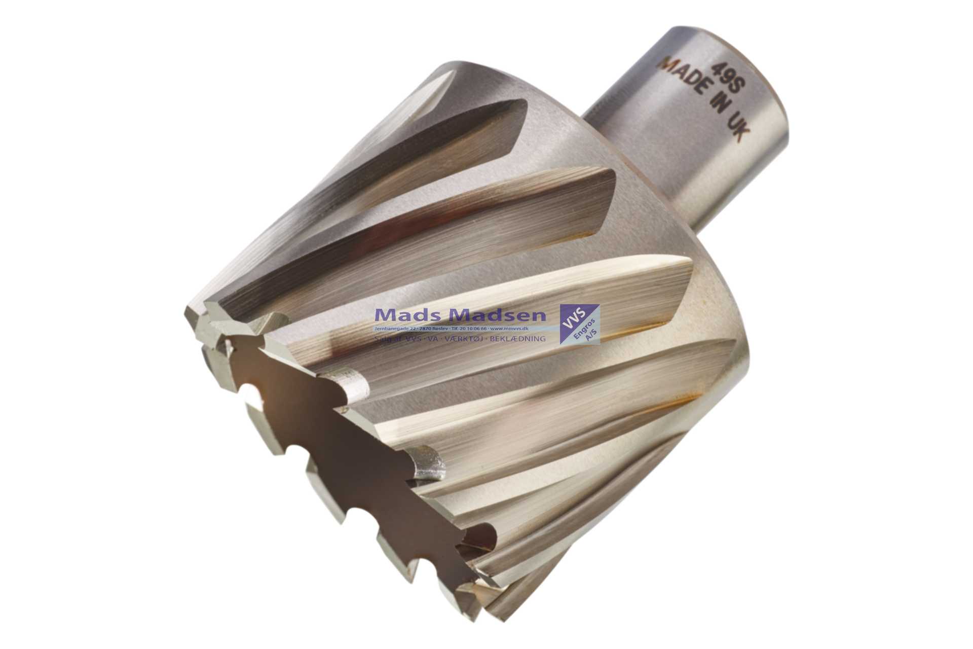 Milwaukee HSS Kernebor 49X30mm Weldon fæste 19mm 4932371758 *NETTOPRIS*