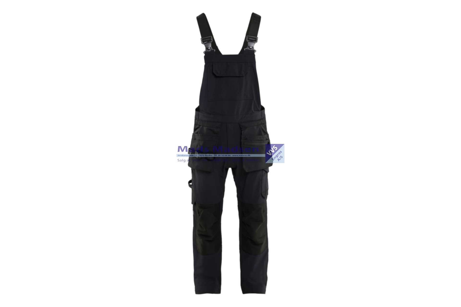 Blåkläder overall 4 vejs stretch 2620-1645-9900 sort str. 56