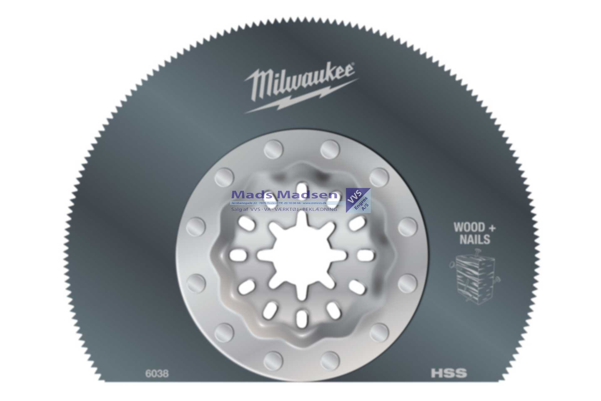 Milwaukee Multicutter klinge til træ/plast/metal 85mm 48906038 *NETTOPRIS*