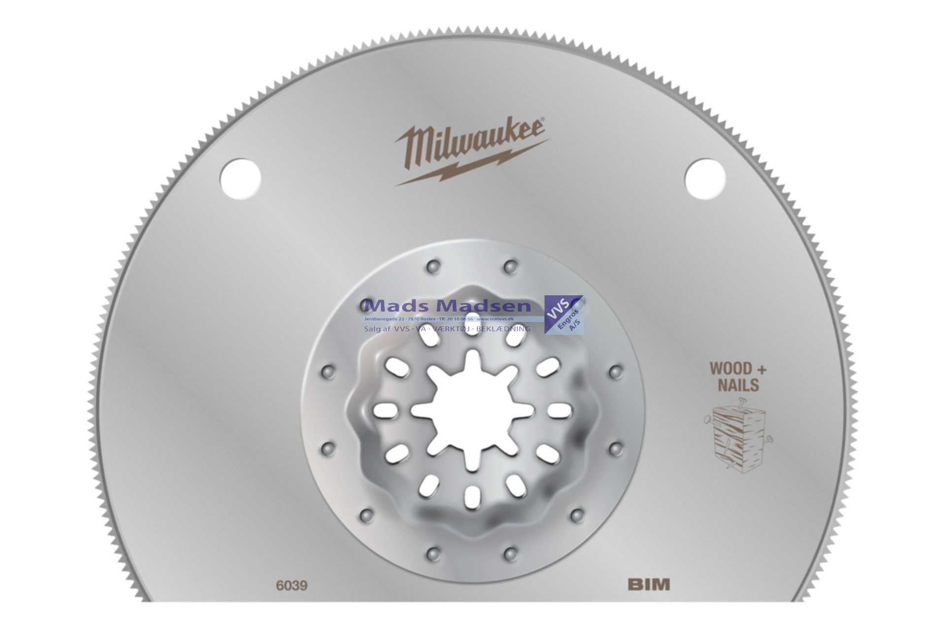 Milwaukee Multicutter klinge til træ/plast/metal 100mm 48906039 *NETTOPRIS*