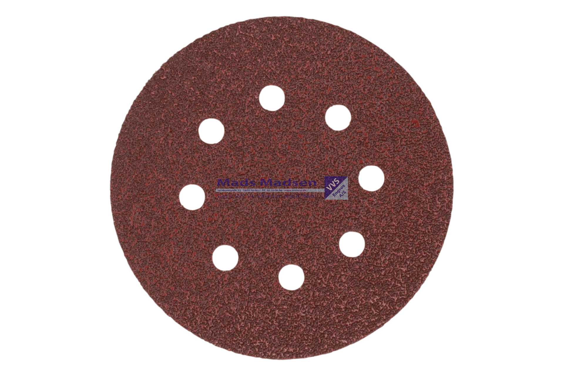 Milwaukee Standard Slibepapir 125mm K180 m/ velcro pk. a 10 stk. 4932492176 *NETTOPRIS*