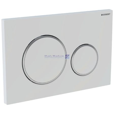 Geberit betjeningspanel Sigma20 hvid/krom