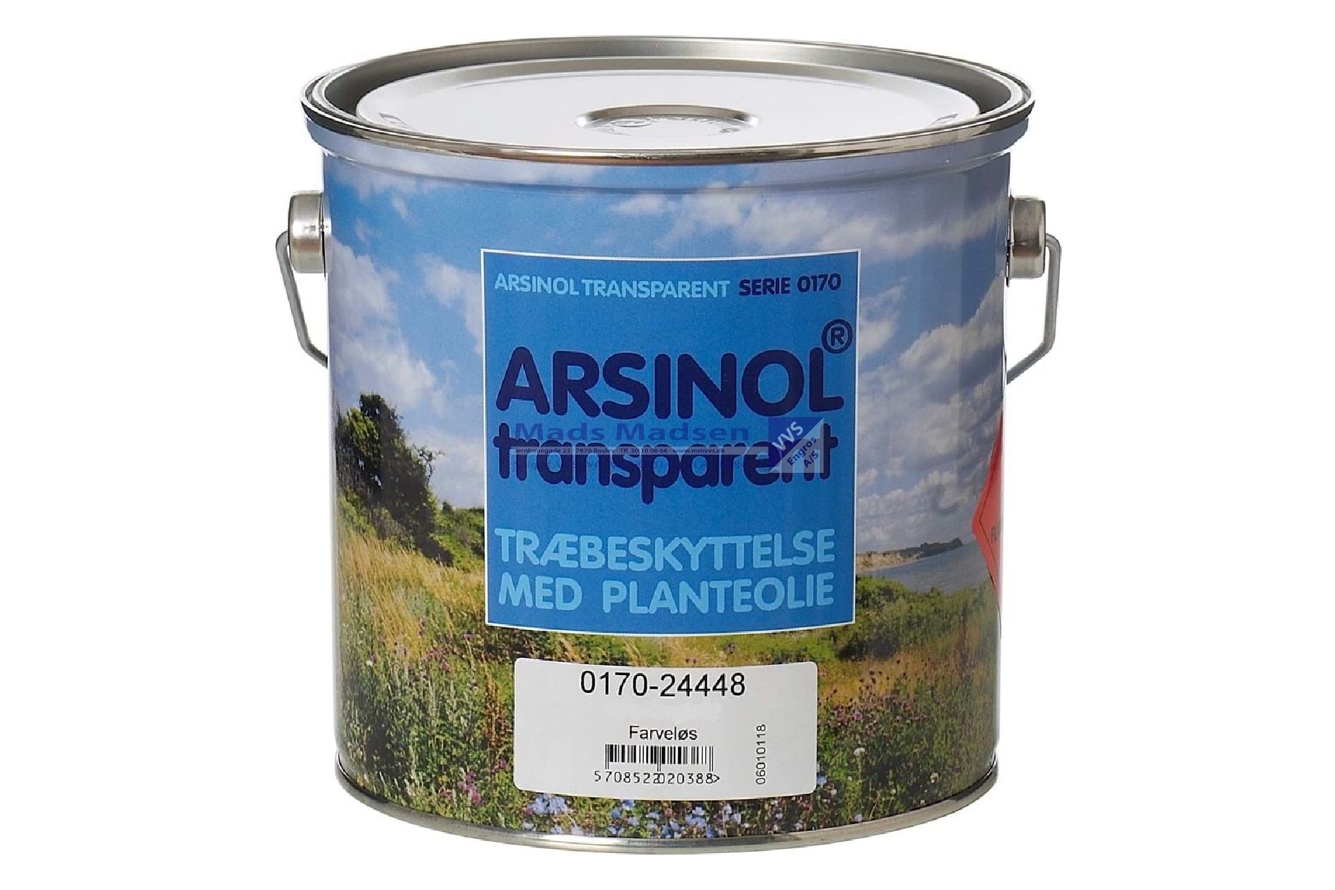 ARSINOL Transparant 24448 Farveløs (træ udendørs) á 2,5 ltr. - Billede 2