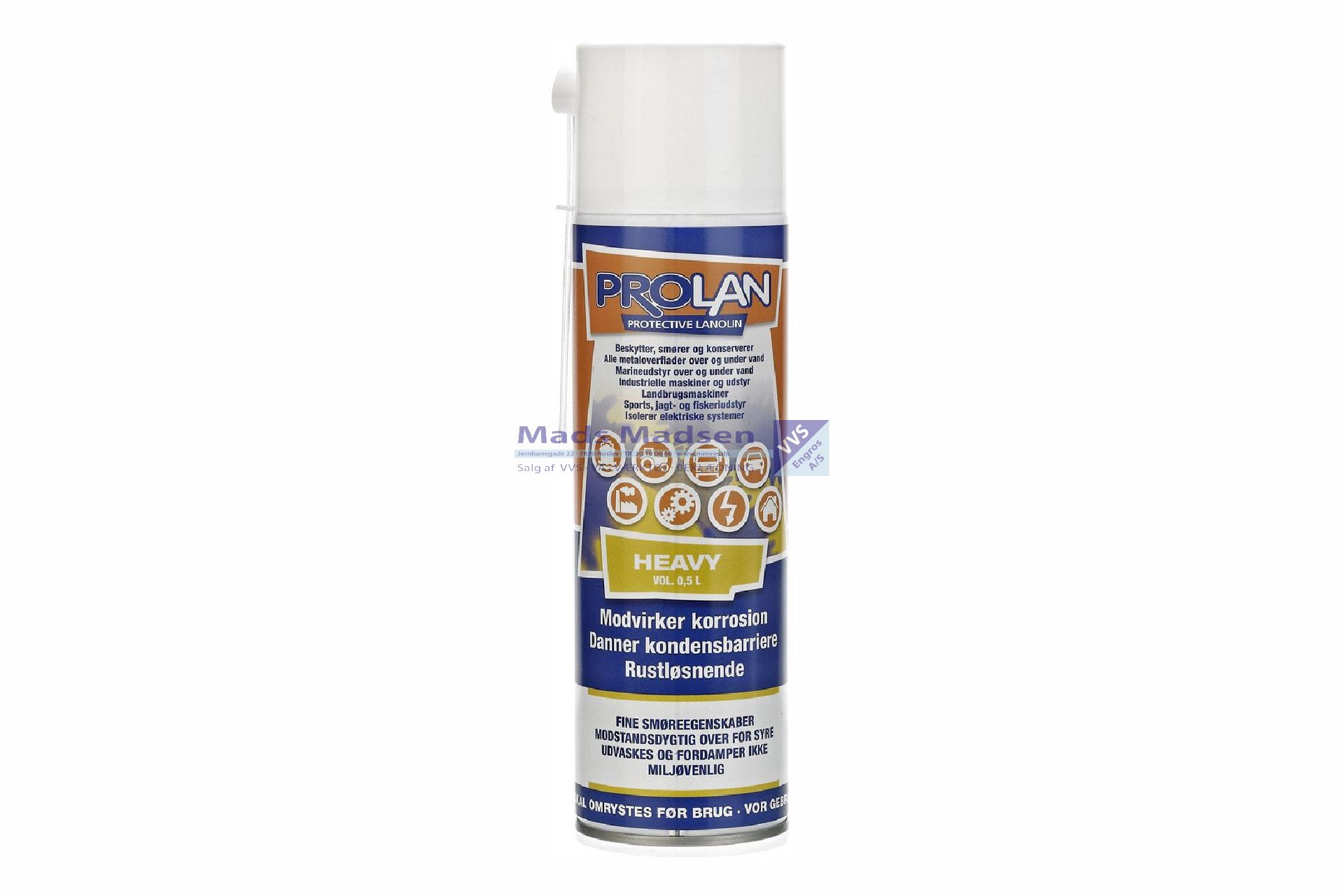 Prolan Heavy Rustbeskyttelse Spray á 500 ml. 90HEAVY05SP *NETTOPRIS*