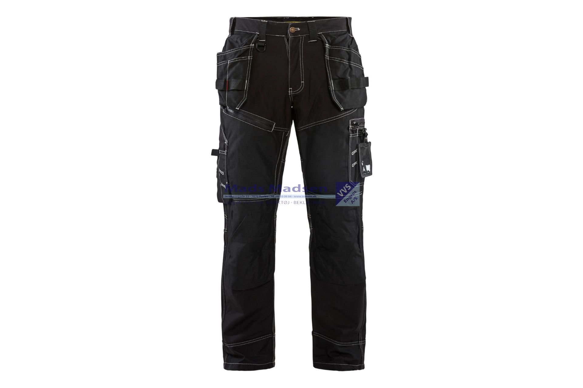 Blåkläder Service Håndværkerbuks 1500-1370-9900  C60 sort bom 100% (S)