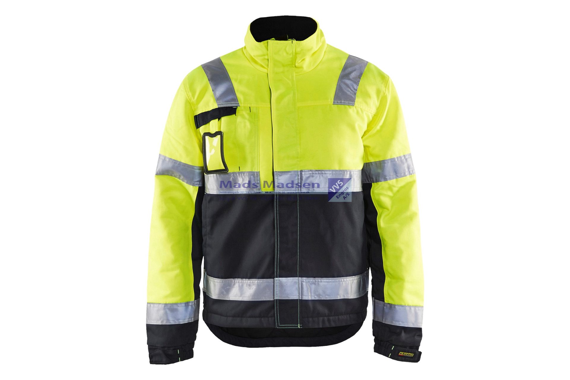 Blåkläder High vis Vinter jakke 4862-1811-3399  str. XXL gul/sort