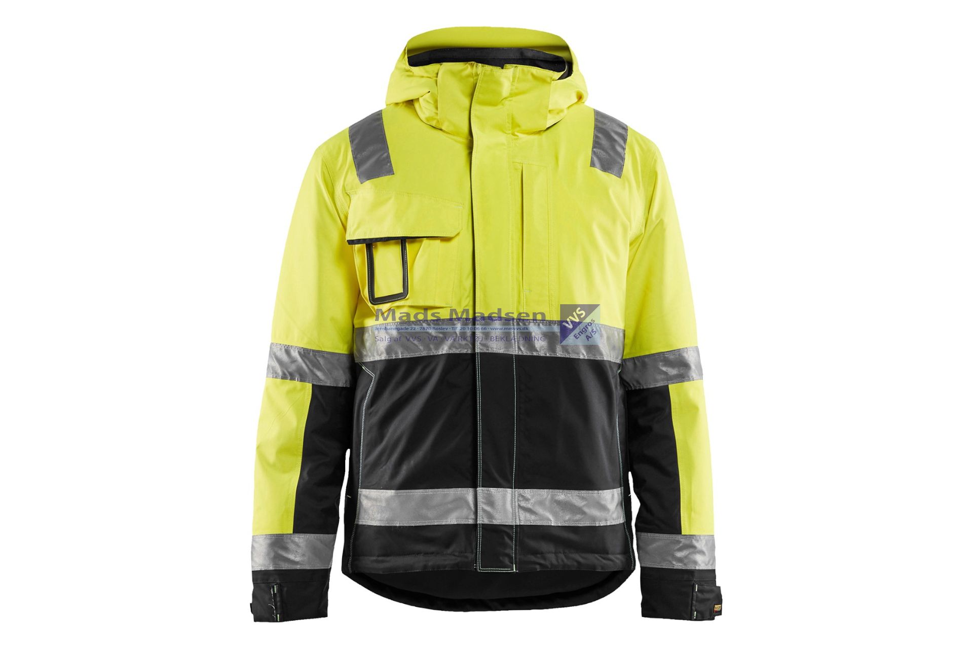 Blåkläder High vis Vinter jakke 4870-1987-3399  str. XL gul/sort