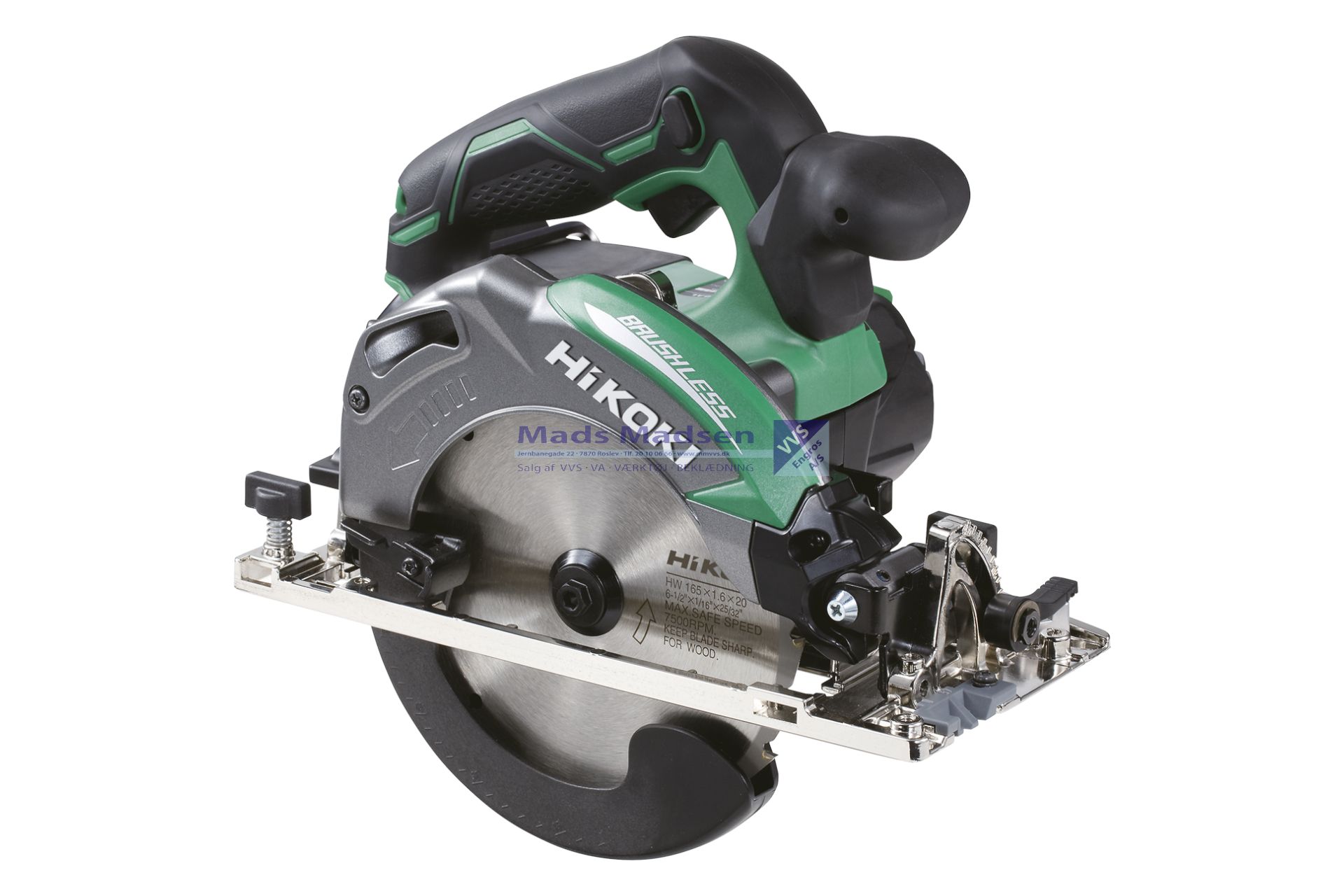 Hitachi / Hikoki Rundsav 165mm C1806DA TOOL ONLY skæredybde 57mm  *NETTOPRIS*