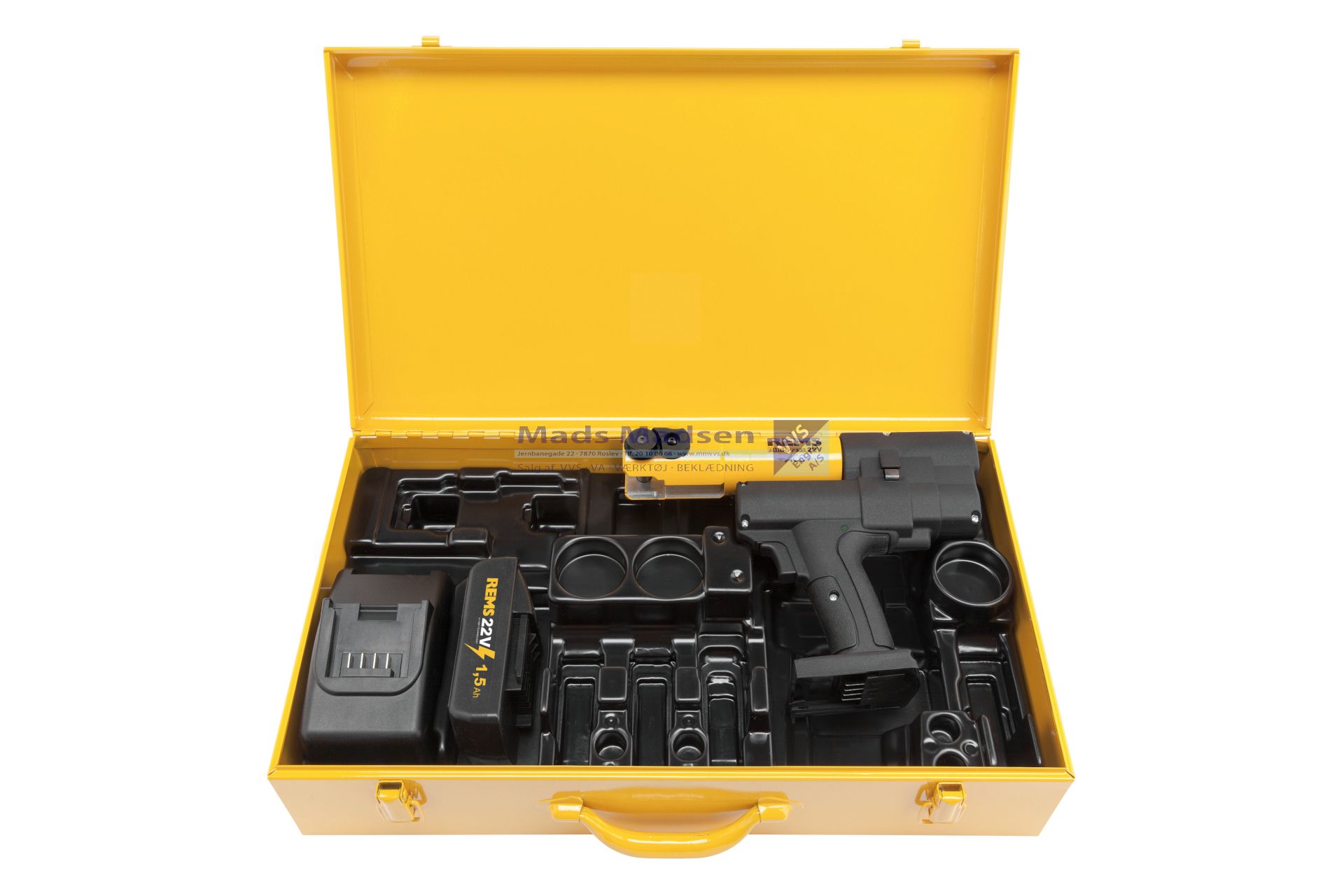 Rems Mini Akku-Press ACC Basic-Pack >40mm 578010 22 V, 2,5 amp. (S)