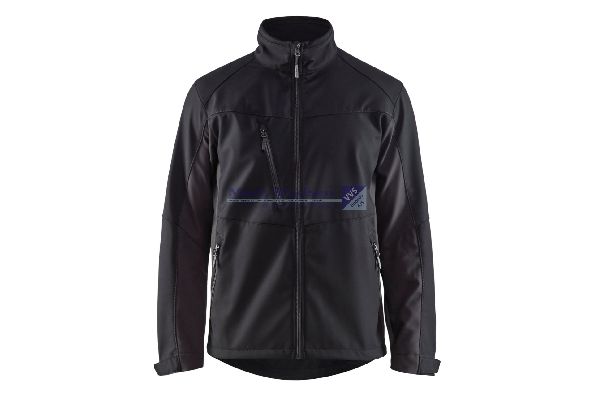 Blåkläder Softshell jakke 4950-2513-9998 sort/mørk grå str. 3XL