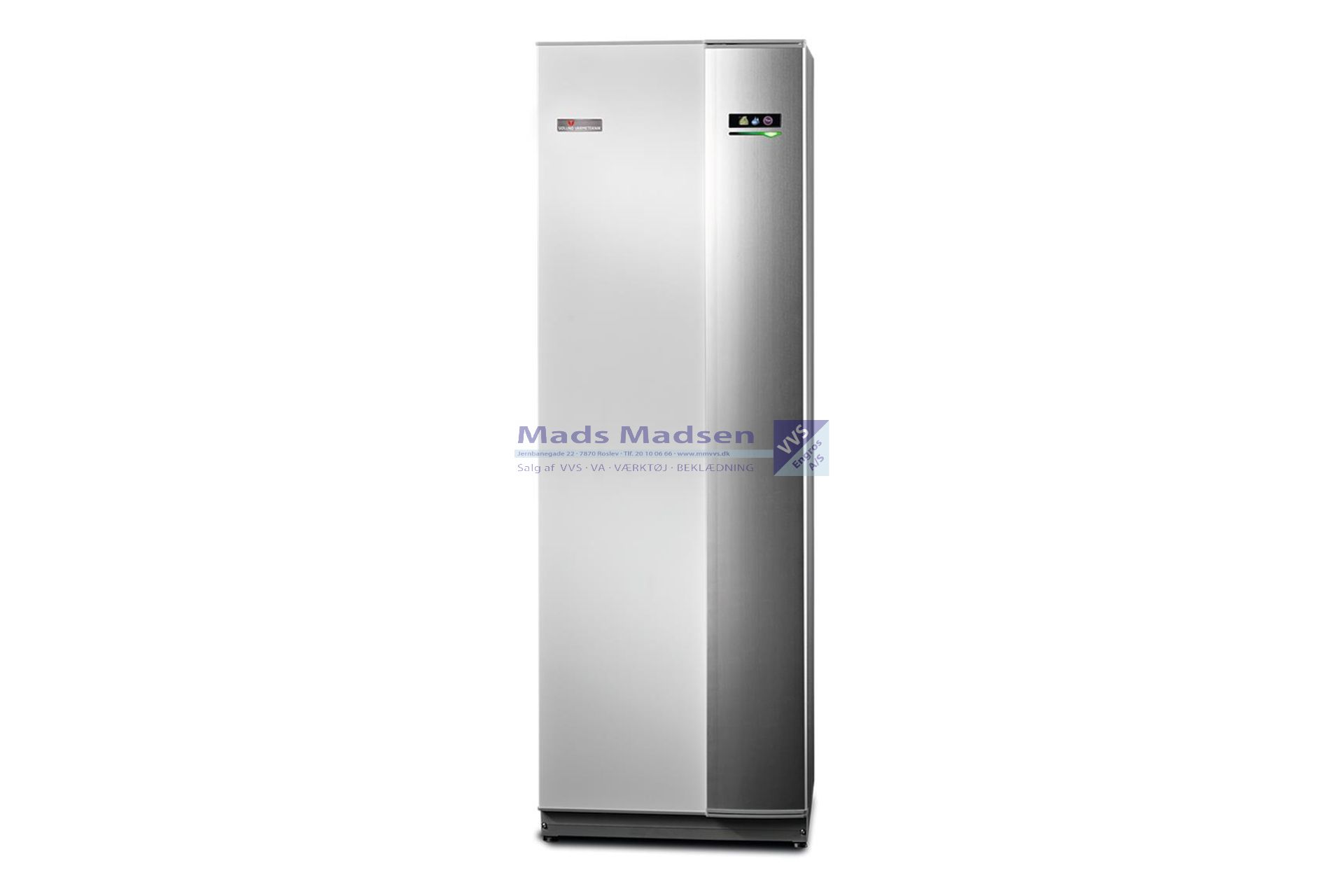 Vølund F1245 jordvarmepumpe 8 KW indb.180l V.V.beholder 065546 (S)
