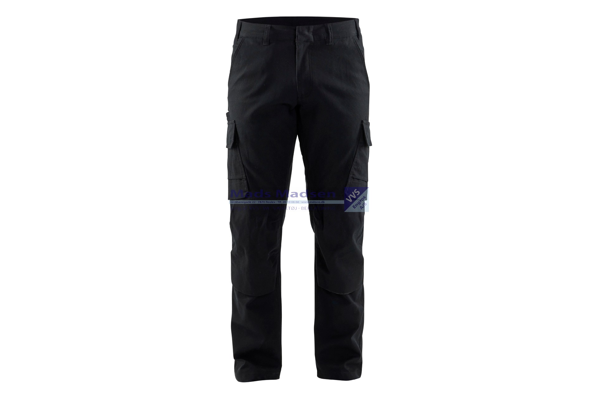 Blåkläder Industri buks stretch 1466-1344-9900 C56 sort bom 98% - elastolefin 2%