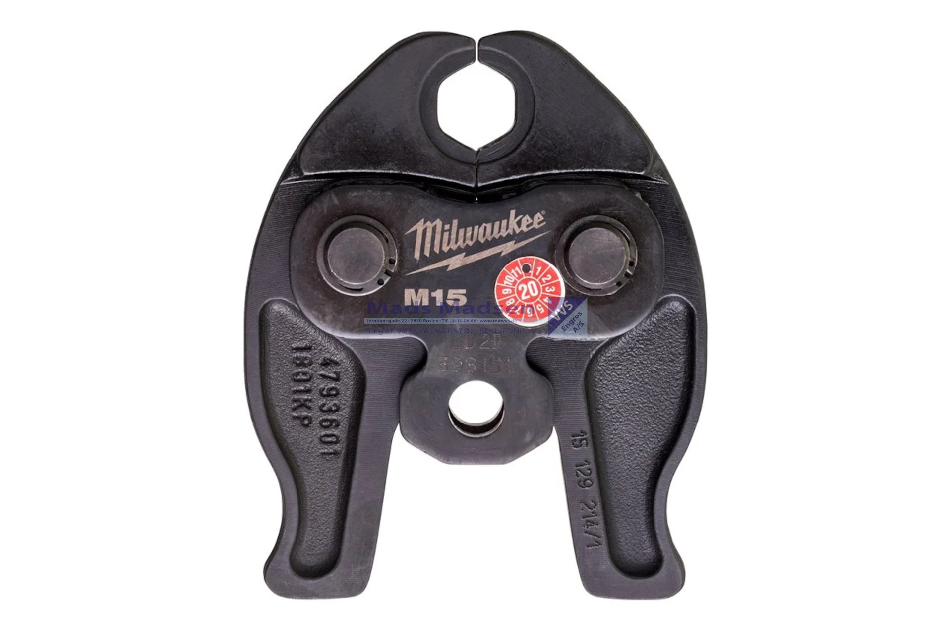 Milwaukee M12 pressstang M-bakke Ø15 4932430245 *NETTOPRIS*