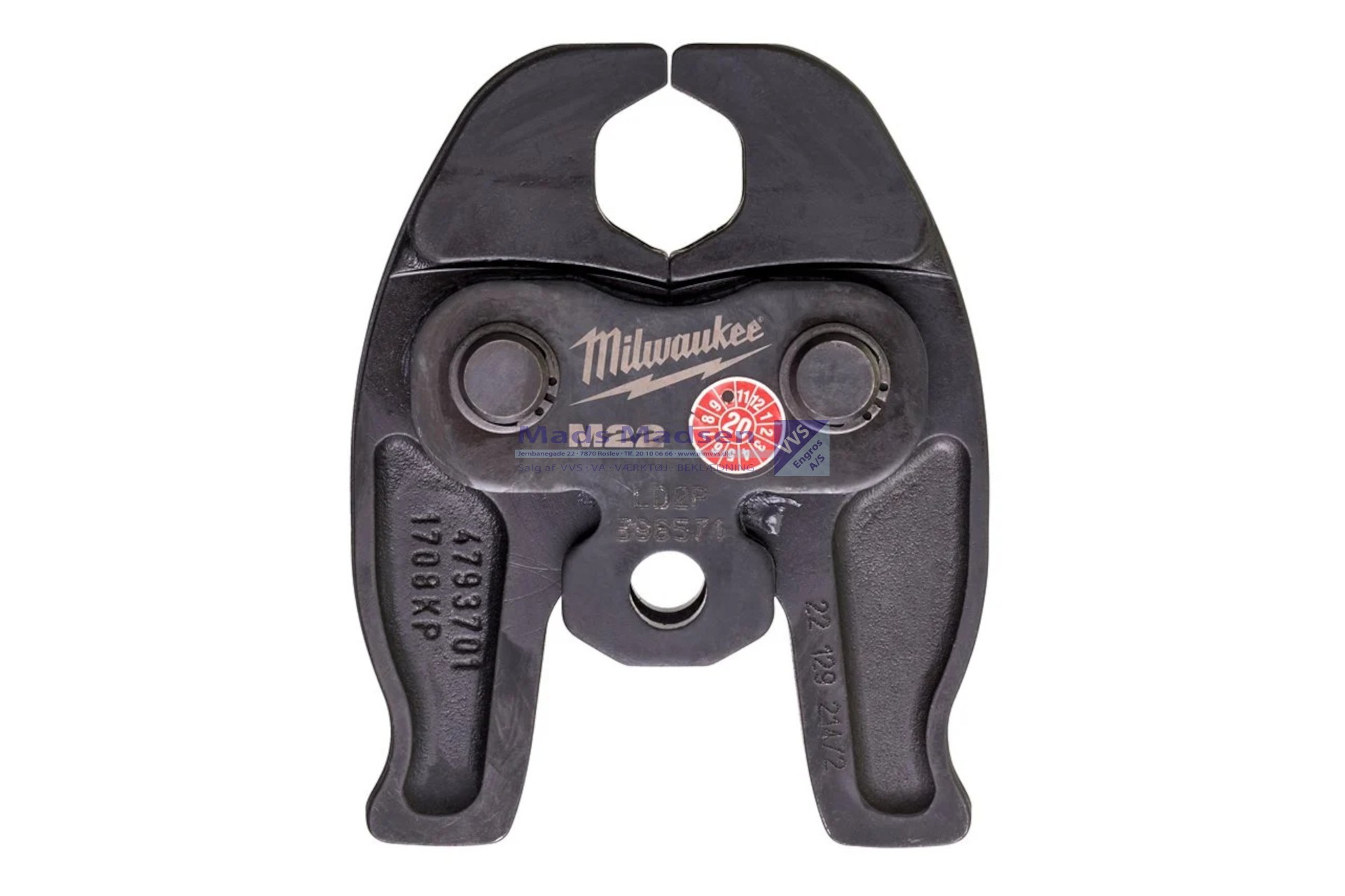 Milwaukee M12 pressstang M-bakke Ø22 4932430249 *NETTOPRIS*