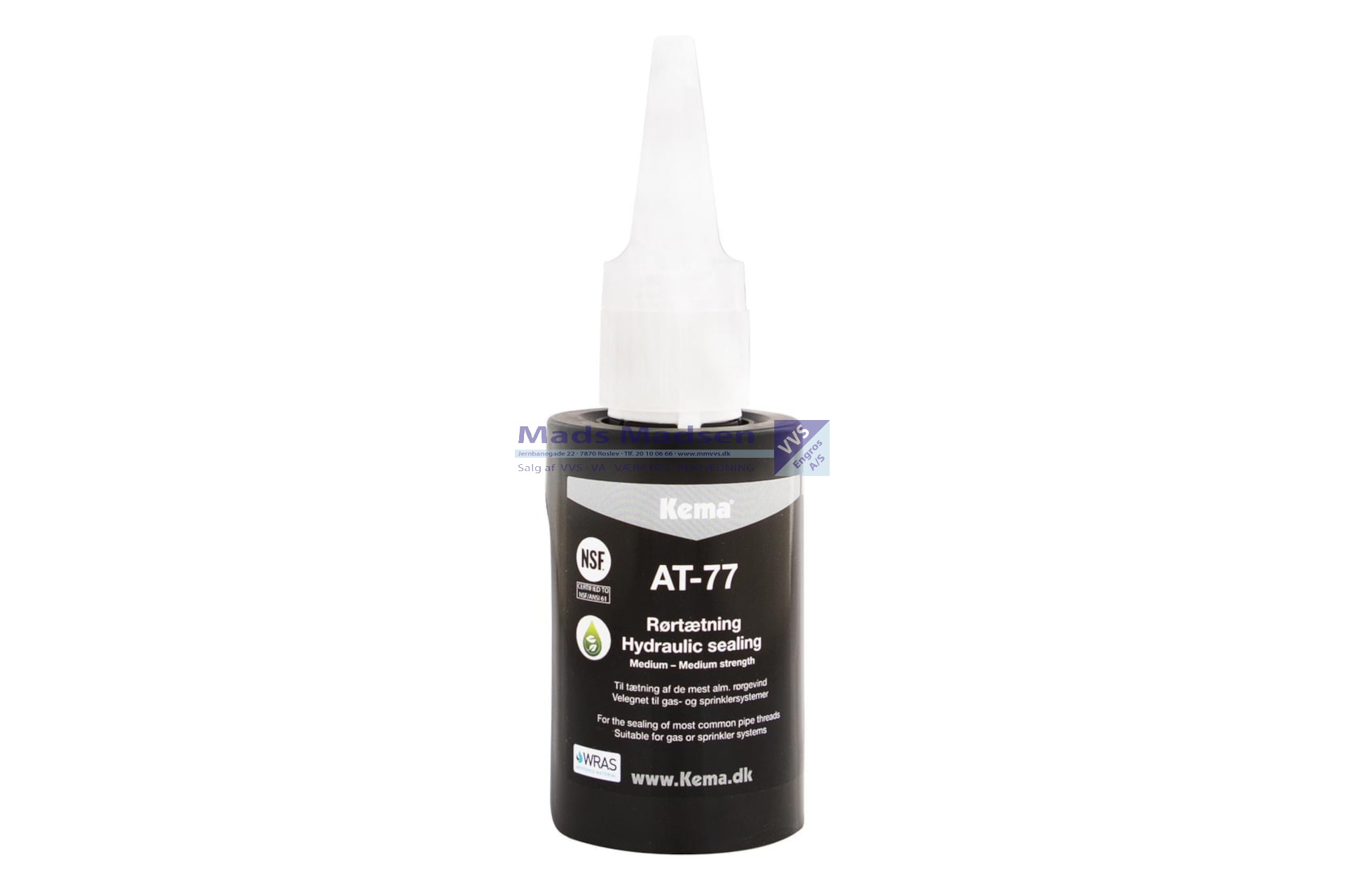 Kema gevindtætning AT-77 á 50 ml. for grove gevind *NETTOPRIS*