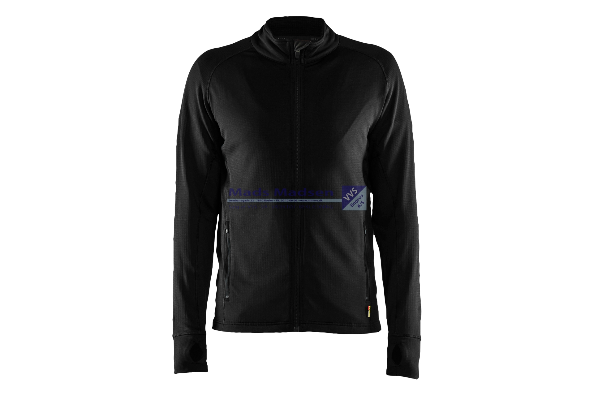 Blåkläder Fleece jakke 4735-2539-9900 sort str. S