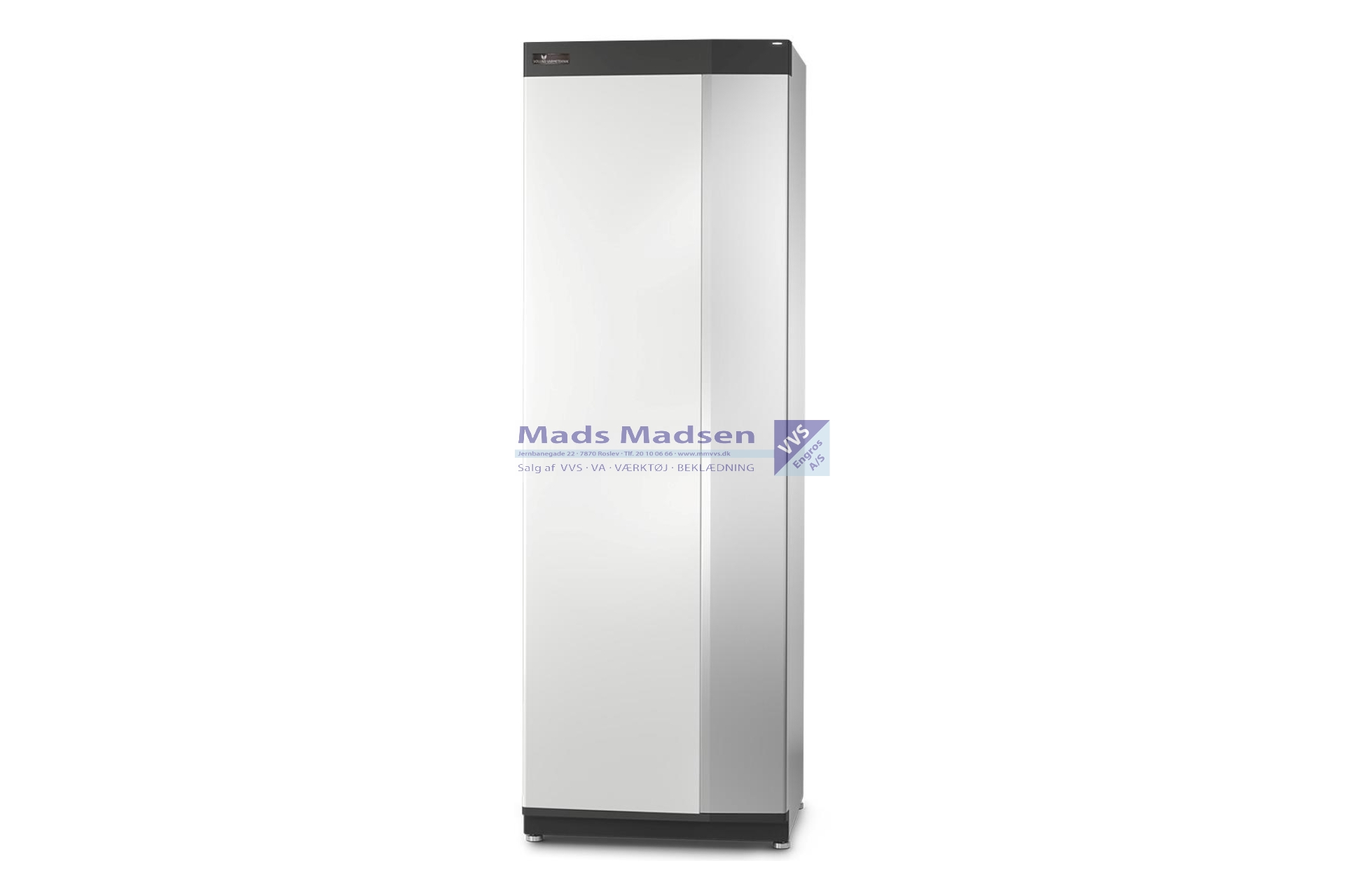 Vølund S1256-18 E EM jordvarmepumpe4-18 KW 3x400v indb.180l V.V.beholder m/frekvensregulerende kompressorer 065719 (S)