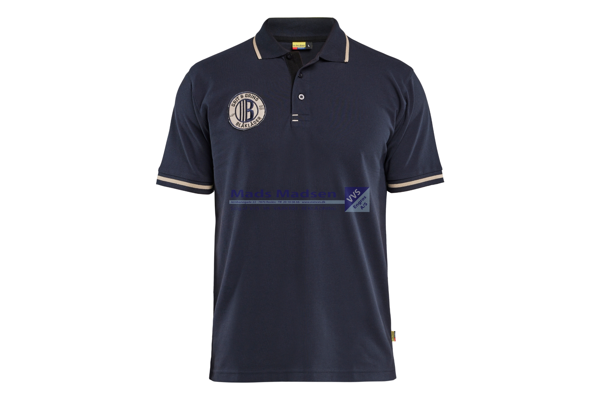 Blåkläder Polo Shirt 9402-1050-8600 XXL mørk marineblå bom 60% poly 40%