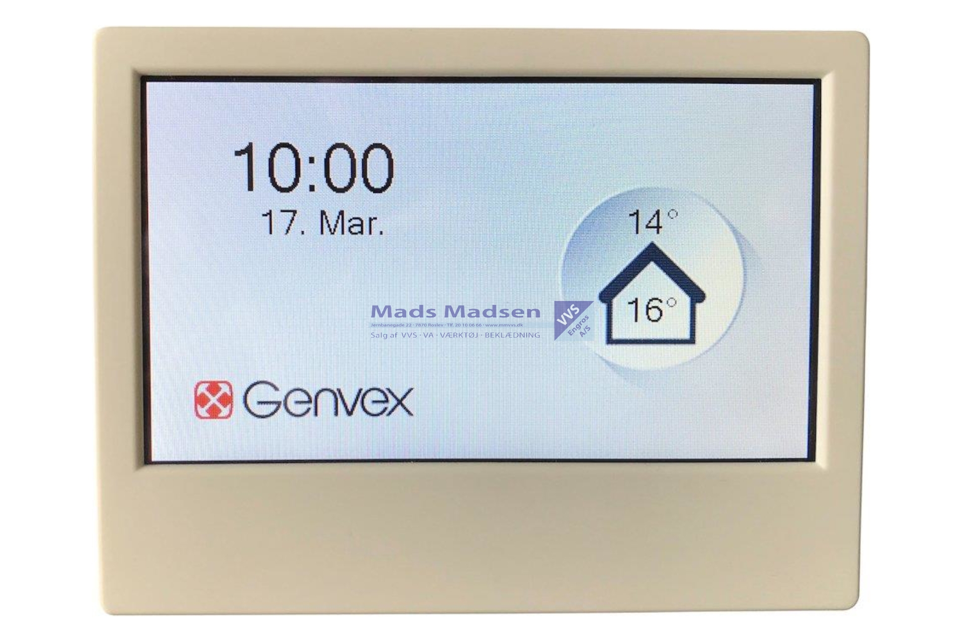 Genvex touch-styring f/ECO 067895